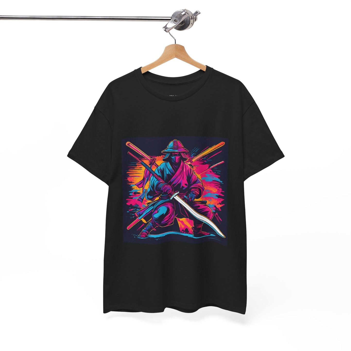 Samurai Warrior Sunset - Flashlander Gym Shirt