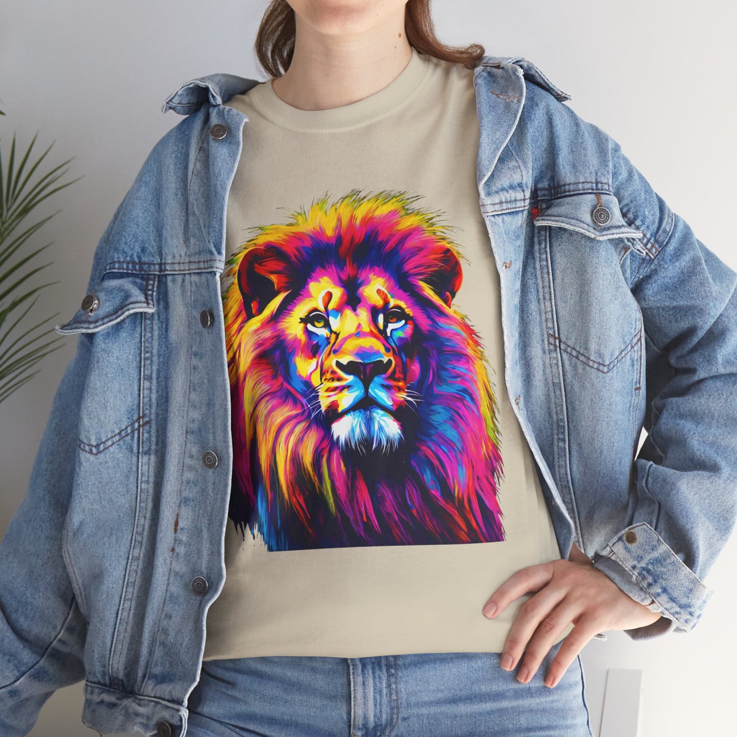 Lion Art Pop T-Shirt Flashlander