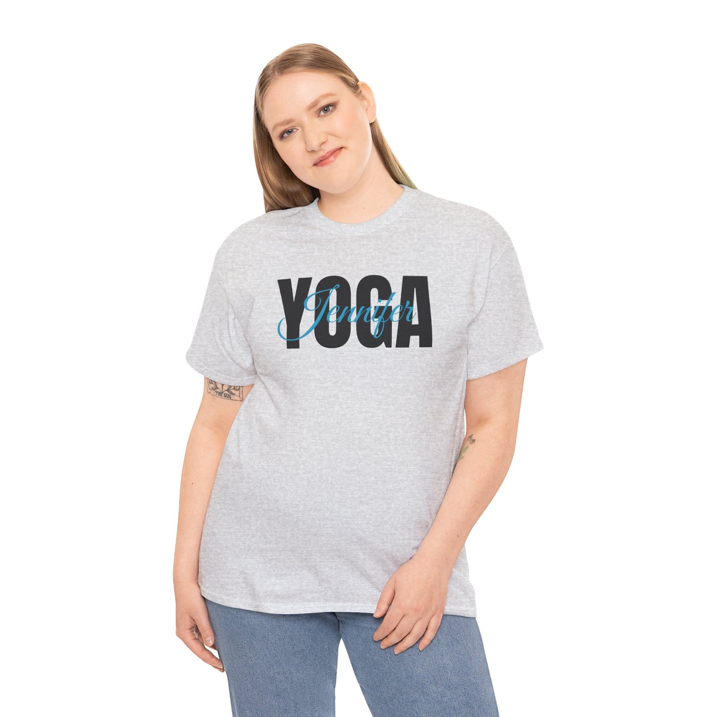 Personalized Yoga Shirt with Custom Name - Flashlander Gym Tee