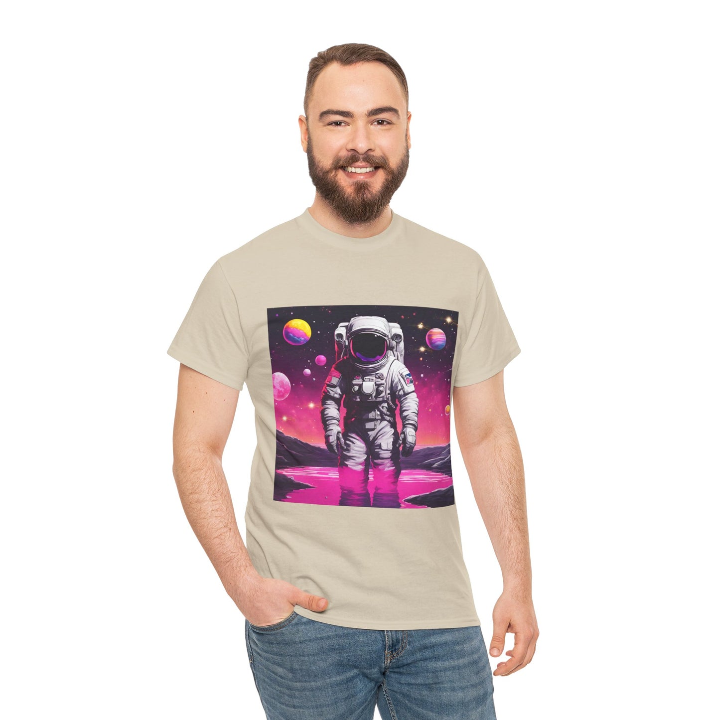 Astronaut Exploring New Worlds Flashlander Gym Shirt