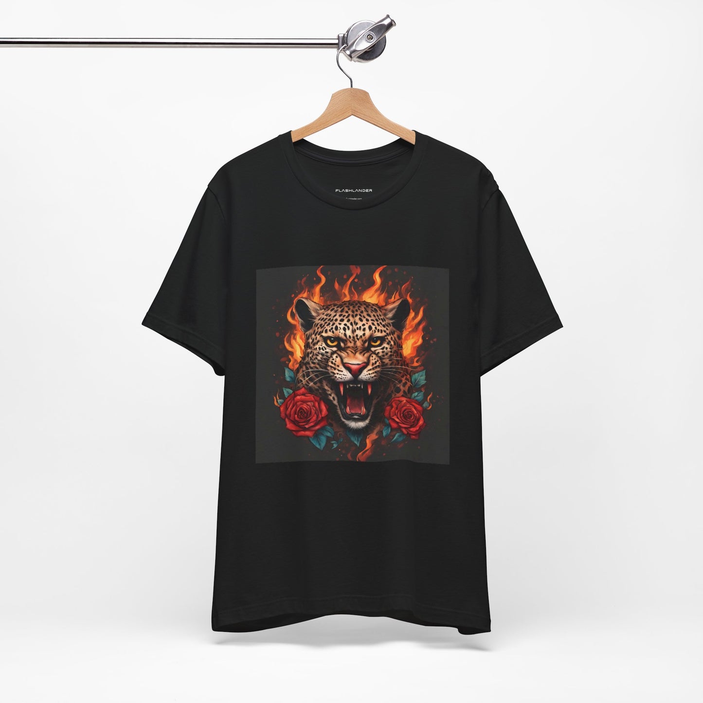 Leopard Flames Flashlander Gym Shirt