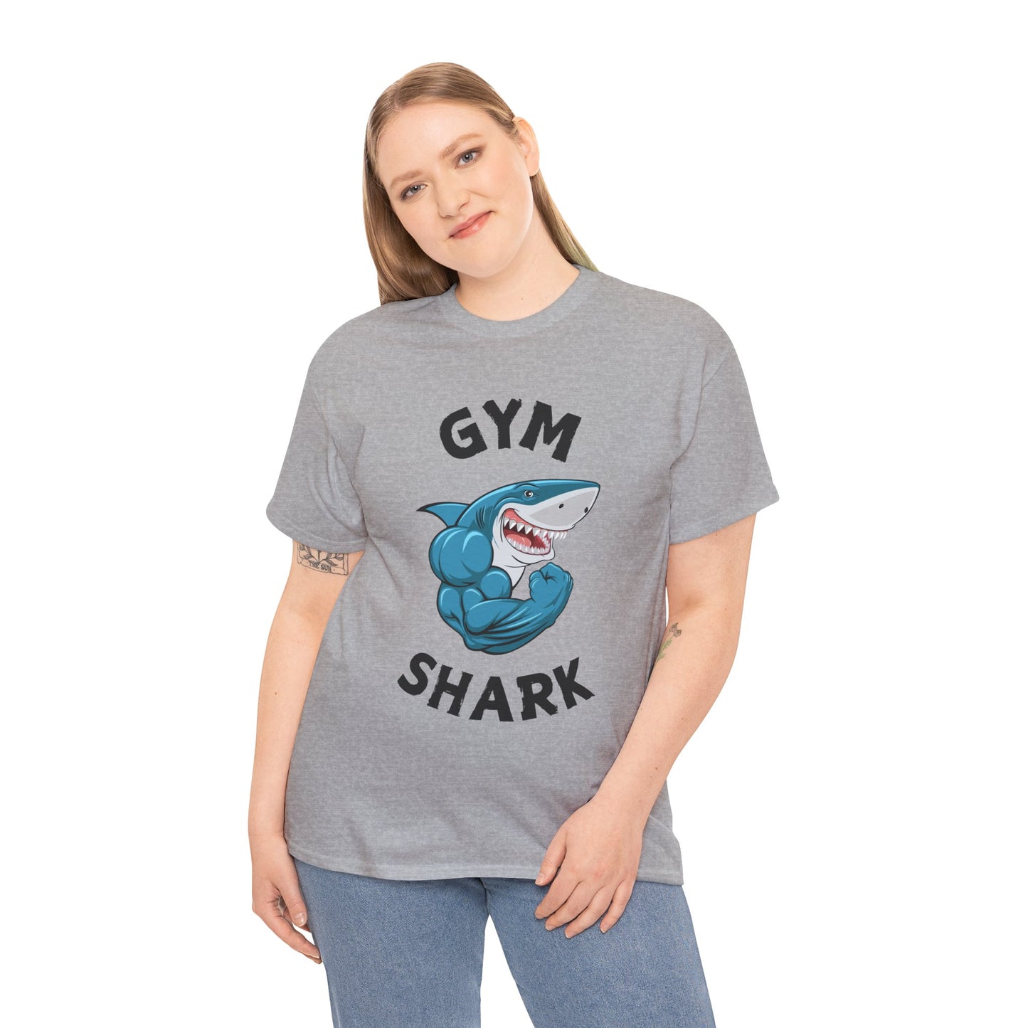 Muscle Gym Shark Bodybuilder Shirt - Flashlander