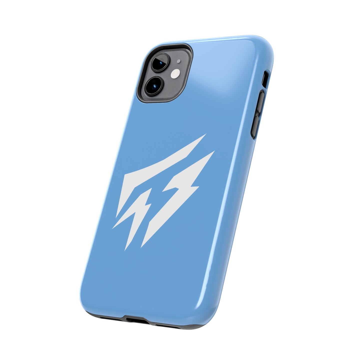 Flashlander Thunders Tough Phone Cases for all Iphone and Samsung Galaxy Light Blue