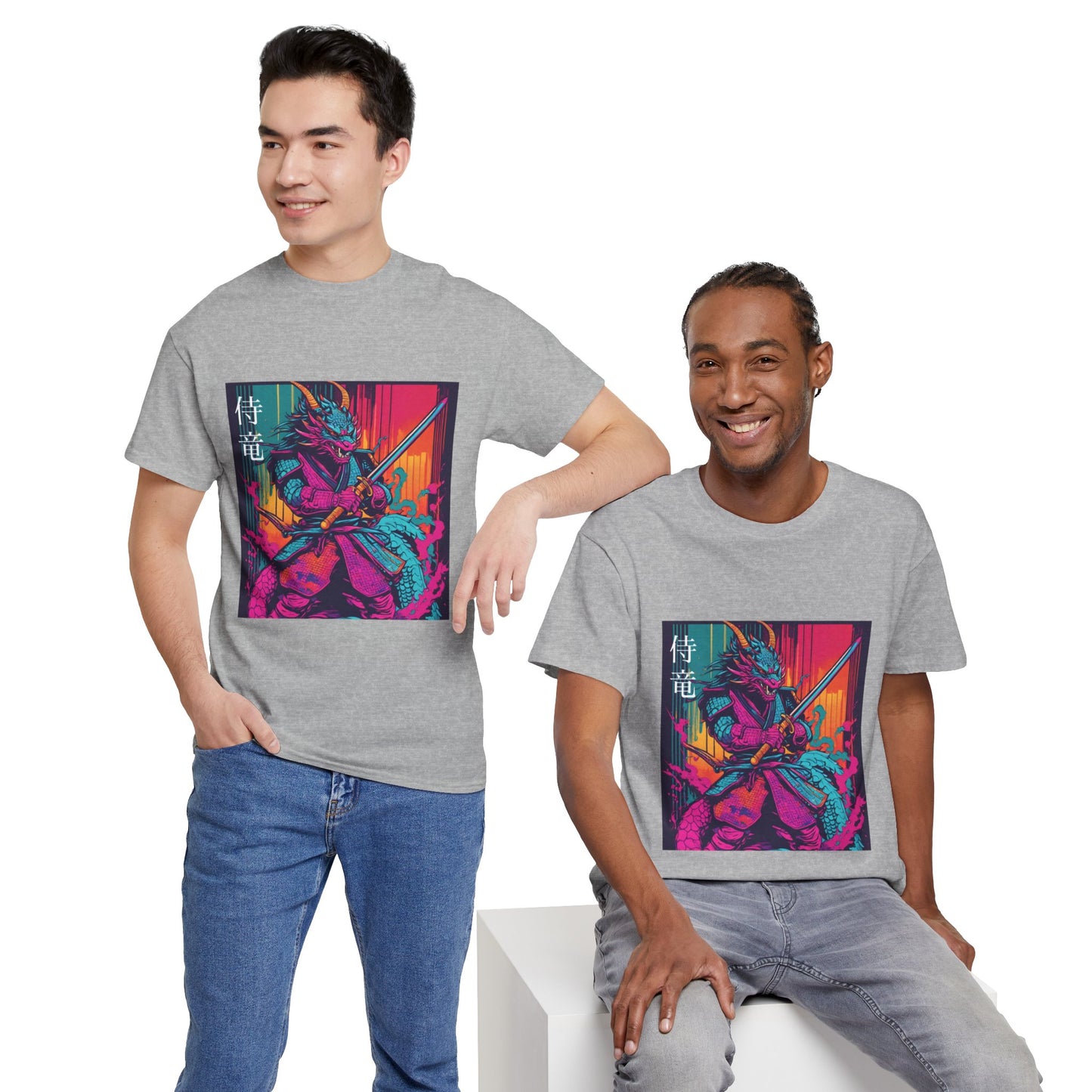 Dragon Samurai Pop Art - Flashlander Gym Shirt