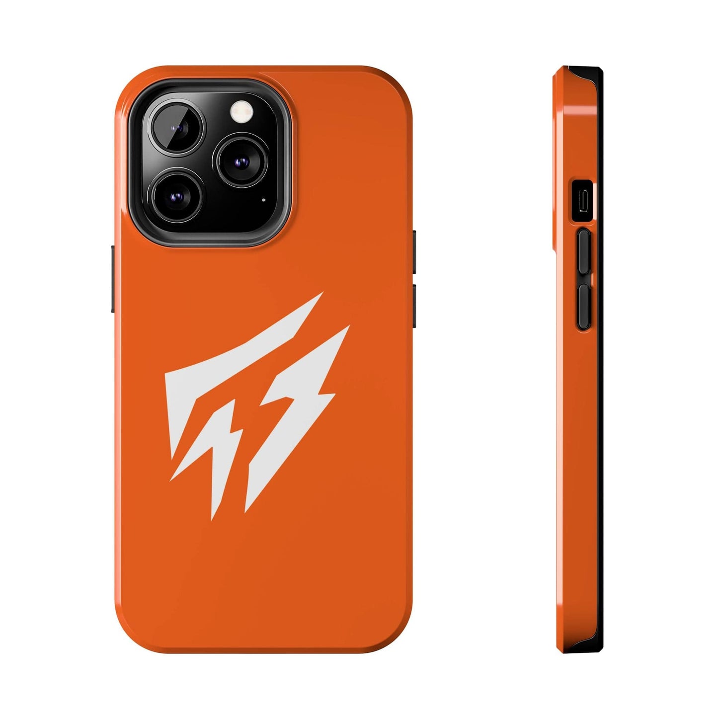 Flashlander Thunders Tough Phone Cases for all Iphone and Samsung Galaxy Orange