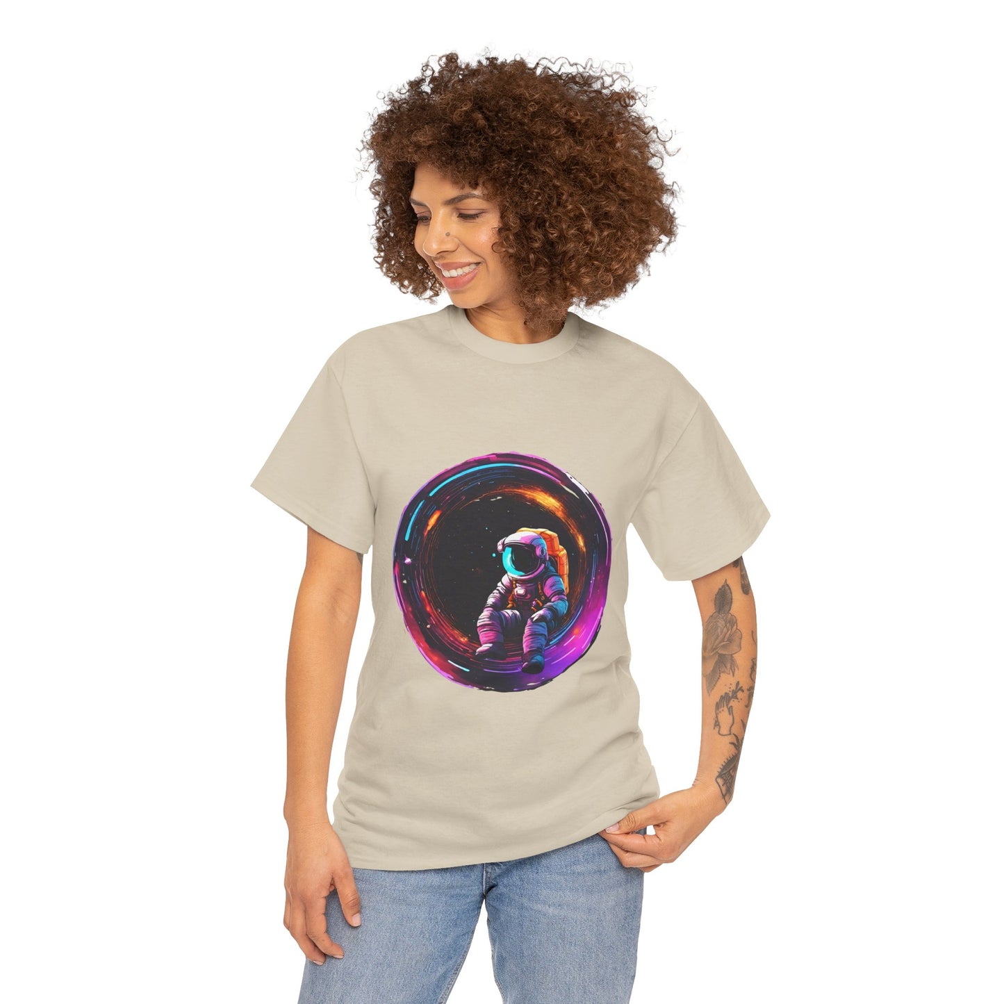 Astronaut's Black Hole Flashlander Gym Shirt