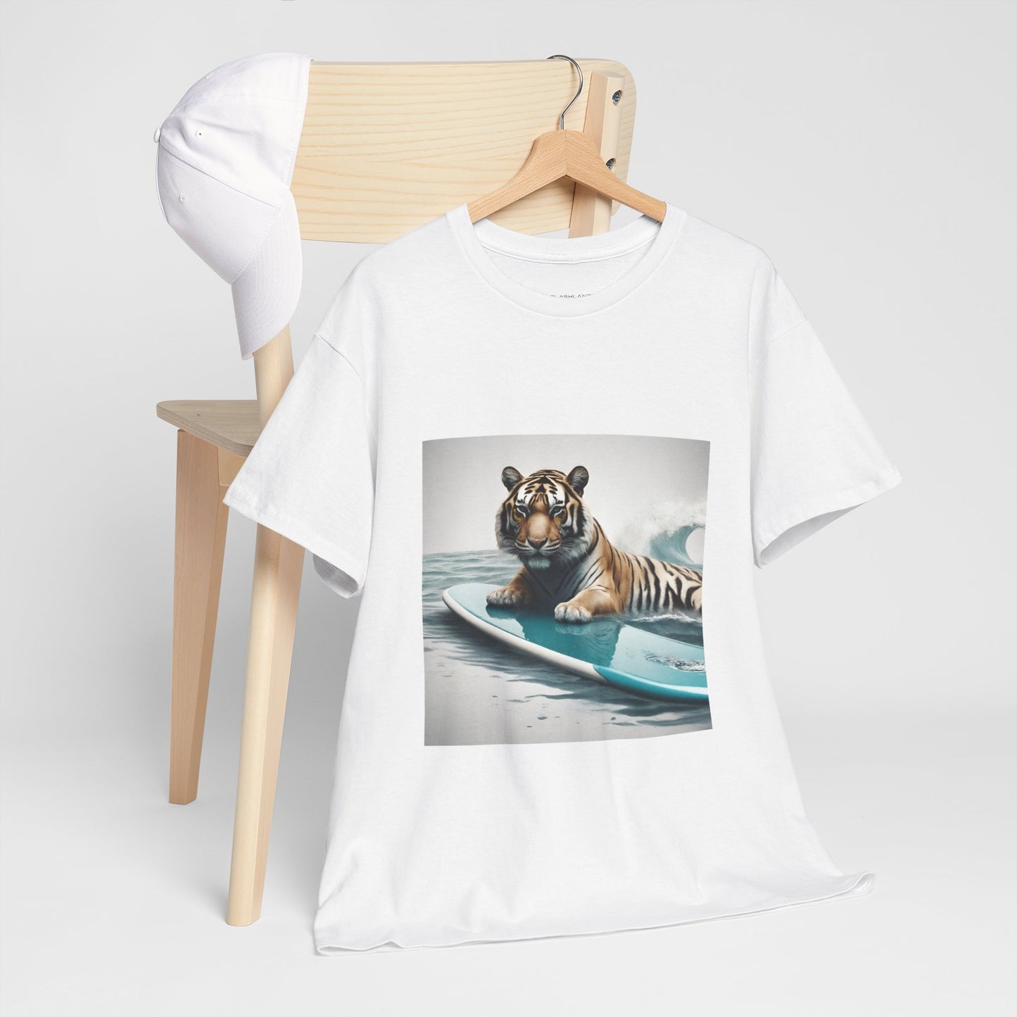 Tiger Surfing Vintage Flashlander Gym Shirt