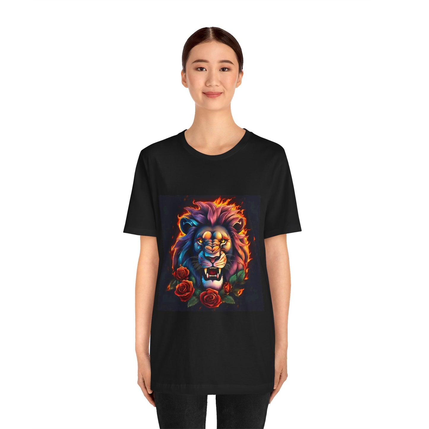 Brave Lion Flames Flashlander Gym Shirt