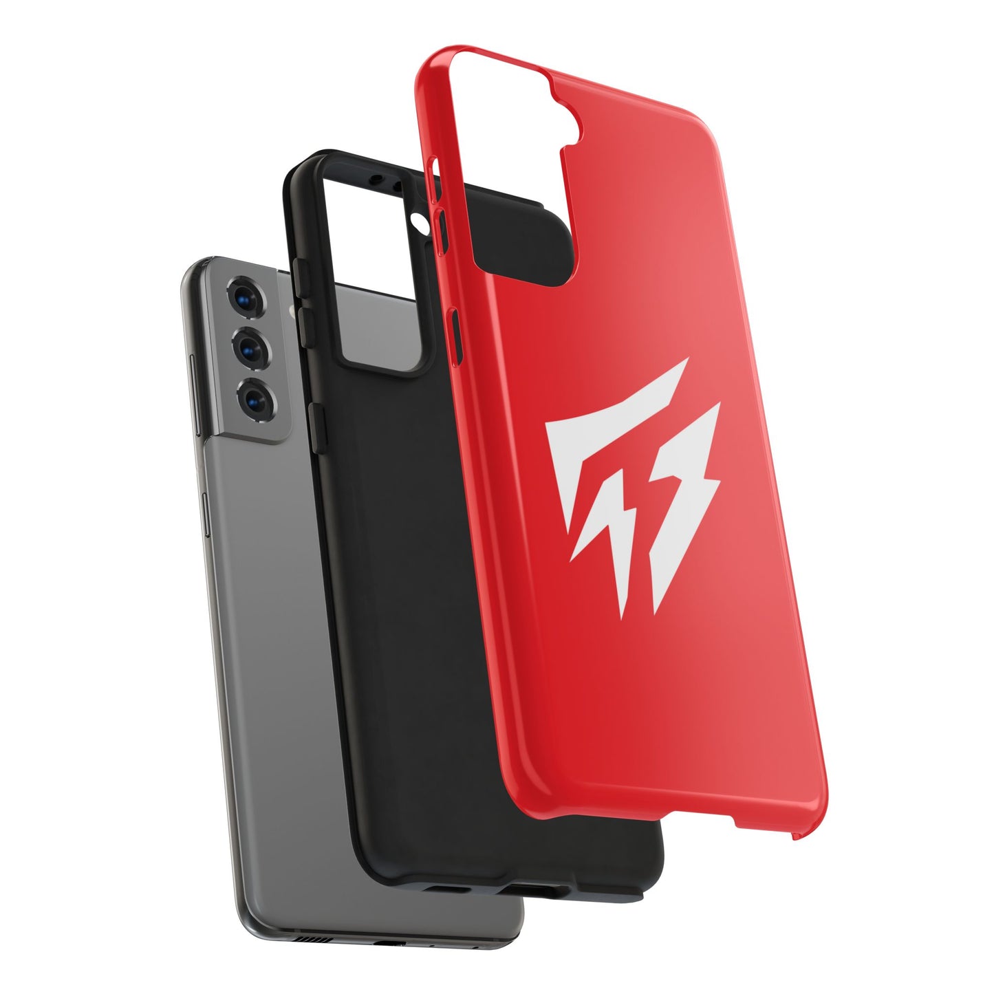 Flashlander Thunders Tough Phone Cases for all Iphone and Samsung Galaxy Red