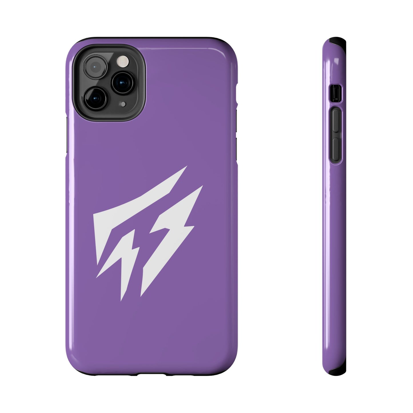 Flashlander Thunders Tough Phone Cases for all Iphone and Samsung Galaxy Light Purple