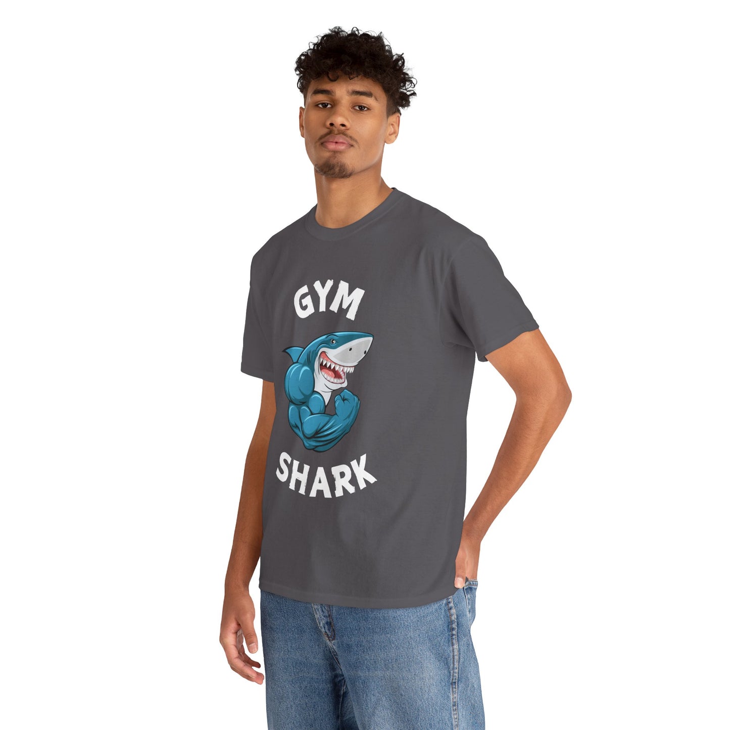 Muscle Gym Shark Bodybuilder Shirt - Flashlander