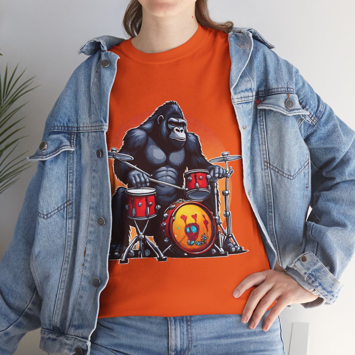 Muscle Gorilla Drummer Flashlander Gym Shirt