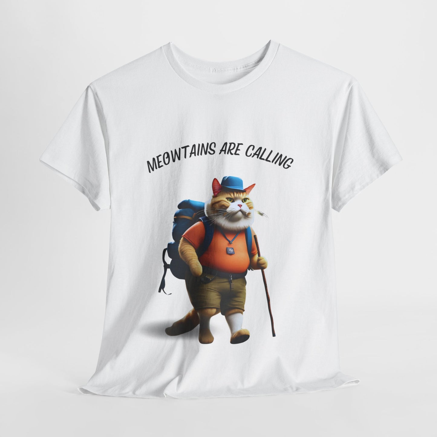 Hiking Cat Mewtains Are Calling - Flashlander Sport Shirt