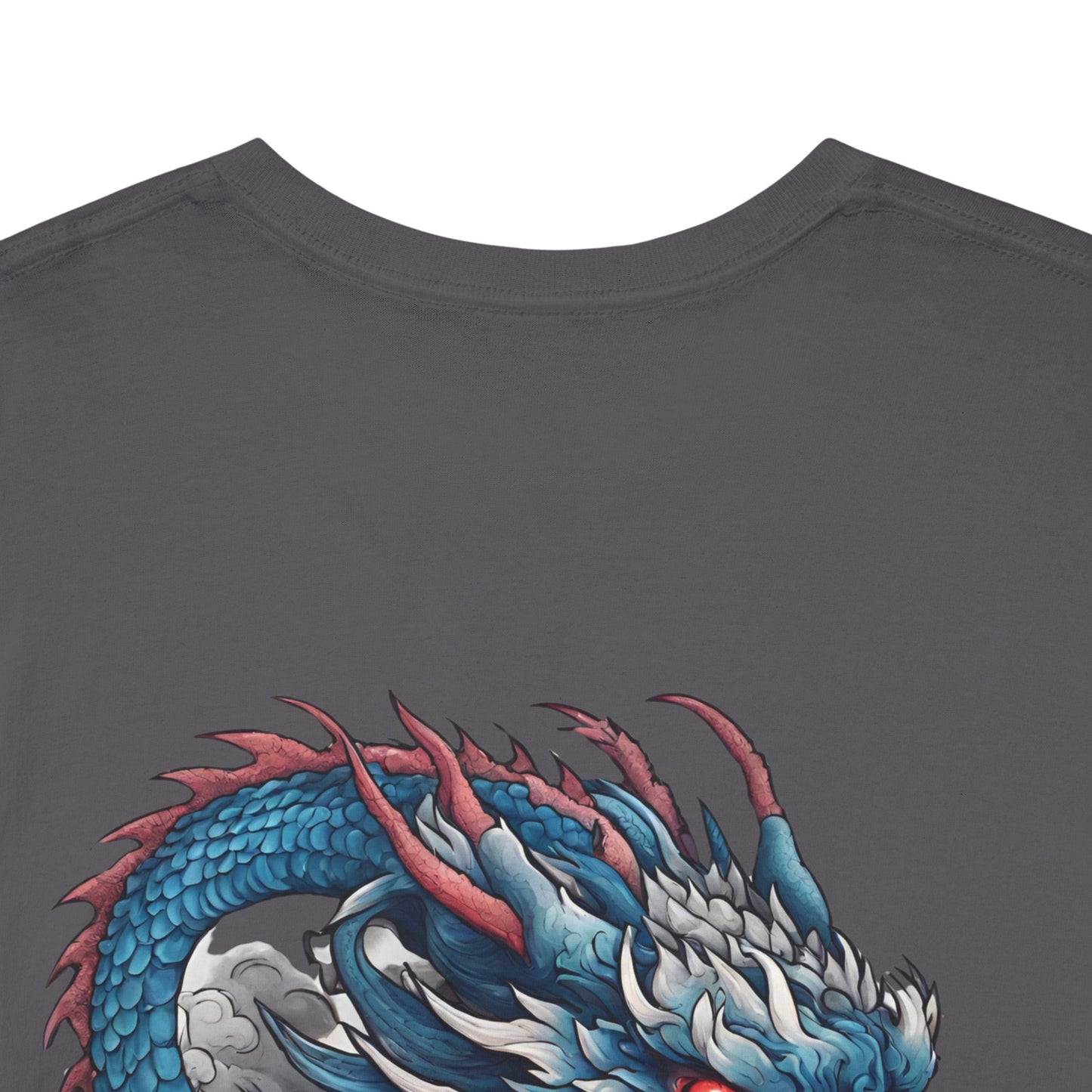 Japanese Blue Dragon with Custom Japanese Name - Flashlander Gym Shirt