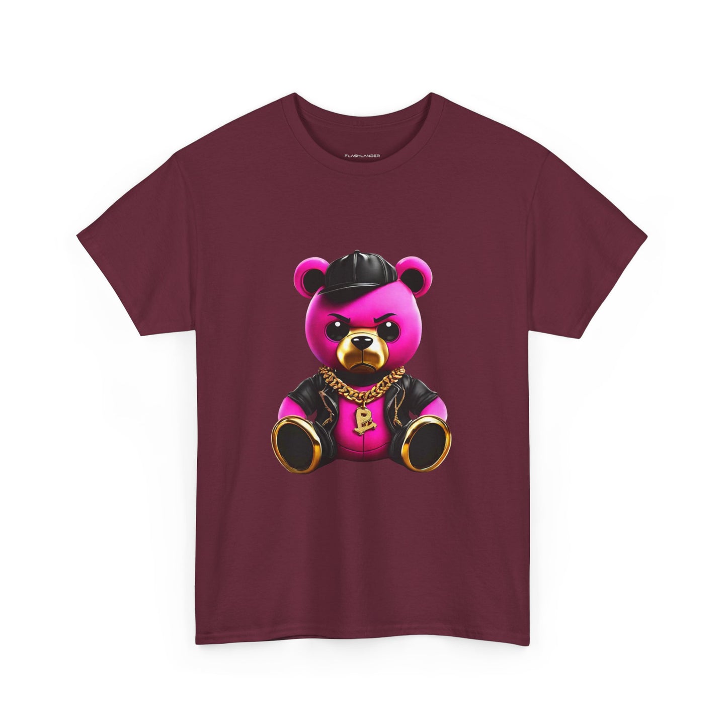 Teddy Bear Hip-Hop Fury Graphic Tee Flashlander