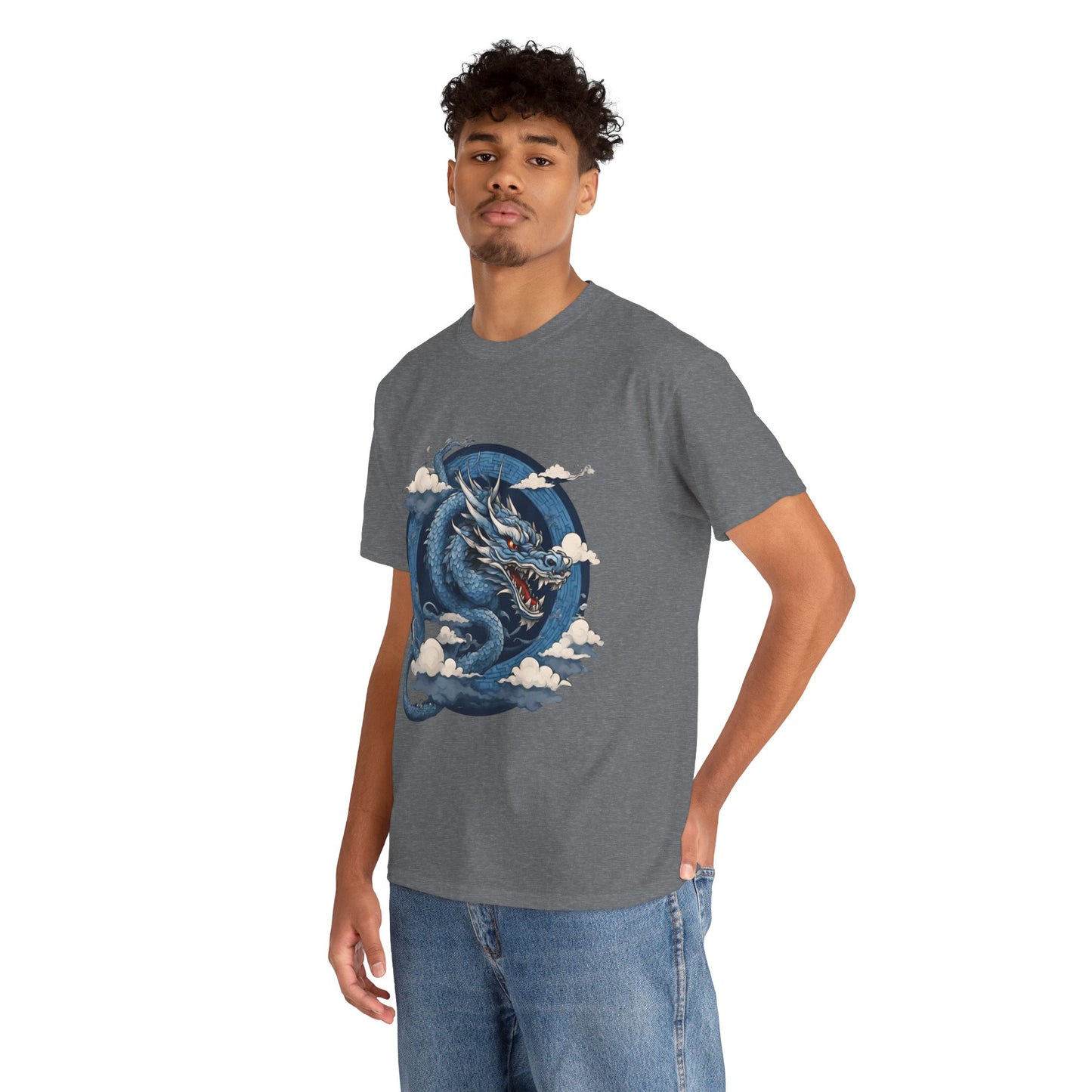 Dragon bleu japonais - T-shirt de sport Flashlander