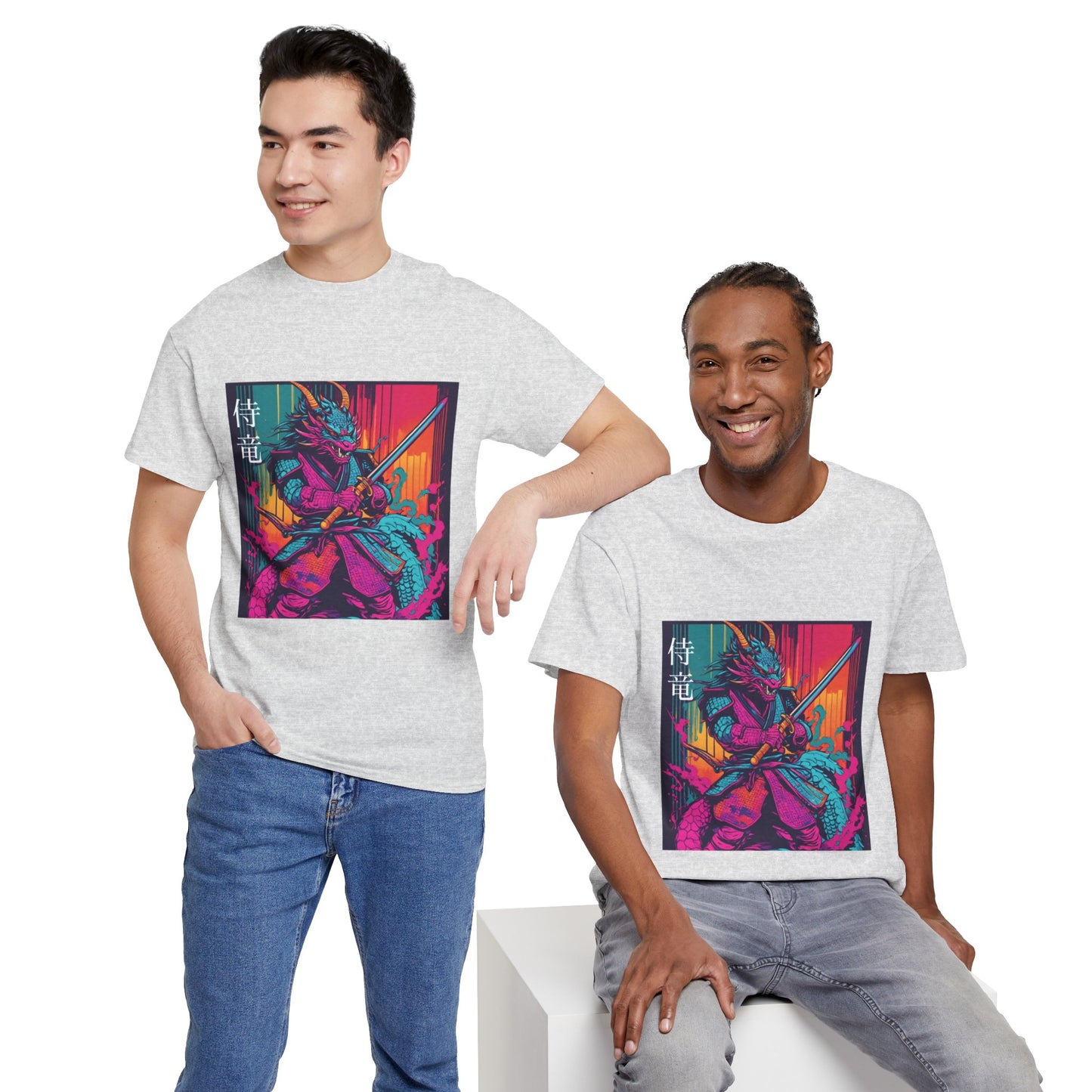 Dragon Samurai Pop Art - Flashlander Gym Shirt