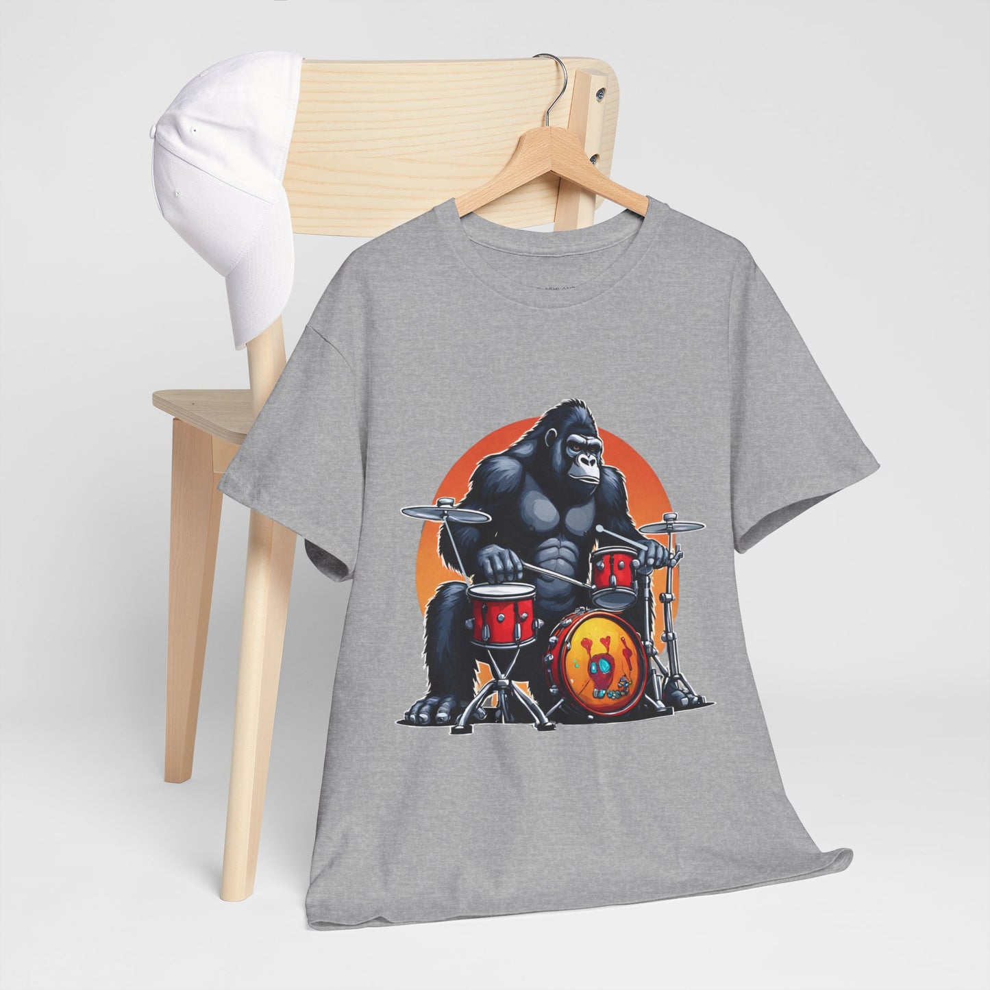 Camiseta deportiva Groove Gorilla Drummer Flashlander