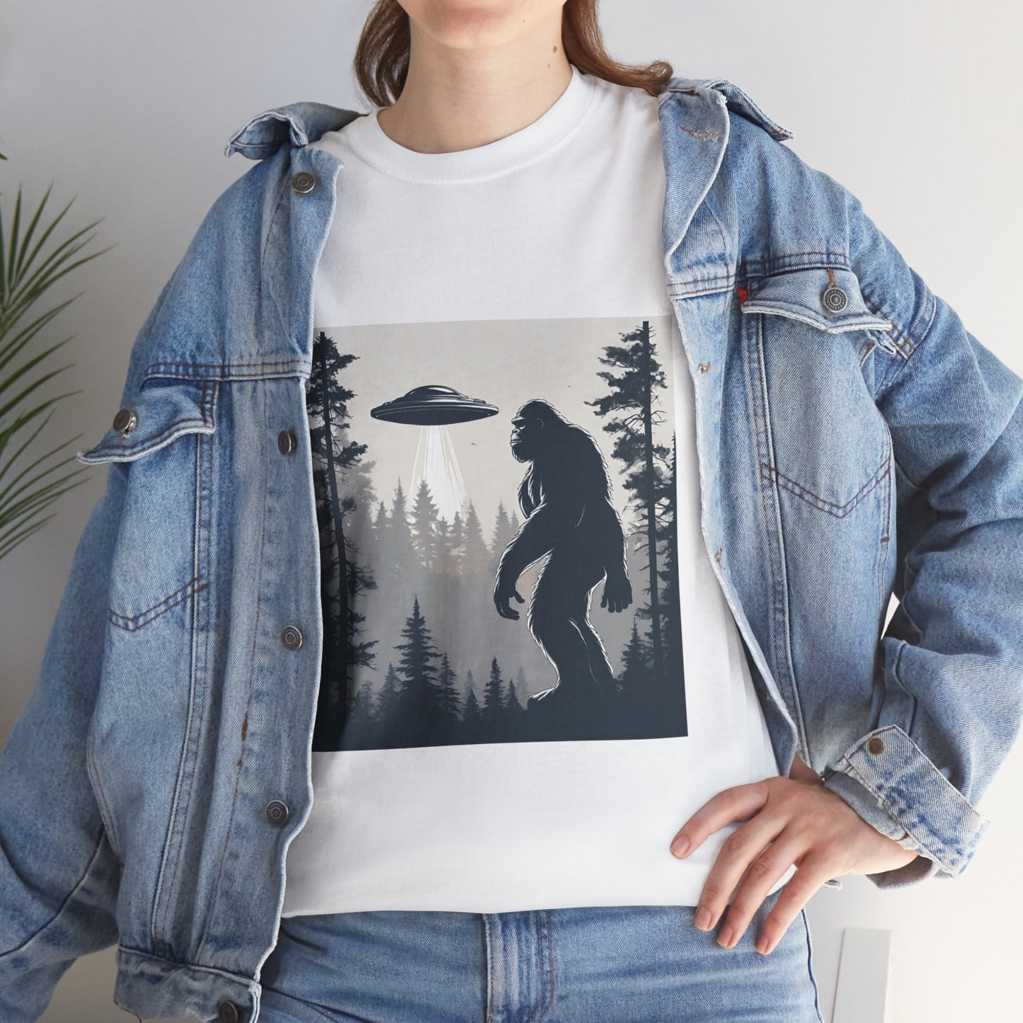 Sasquatch rencontre Bigfoot et OVNI - T-shirt de sport Flashlander