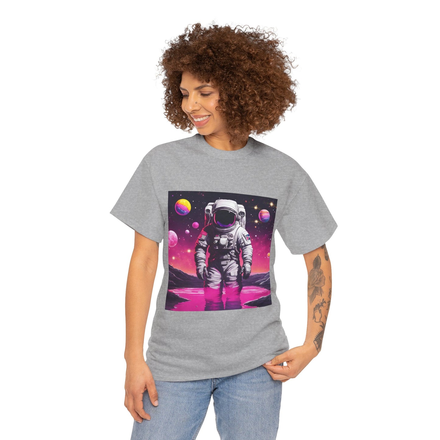 Astronaut Exploring New Worlds Flashlander Gym Shirt