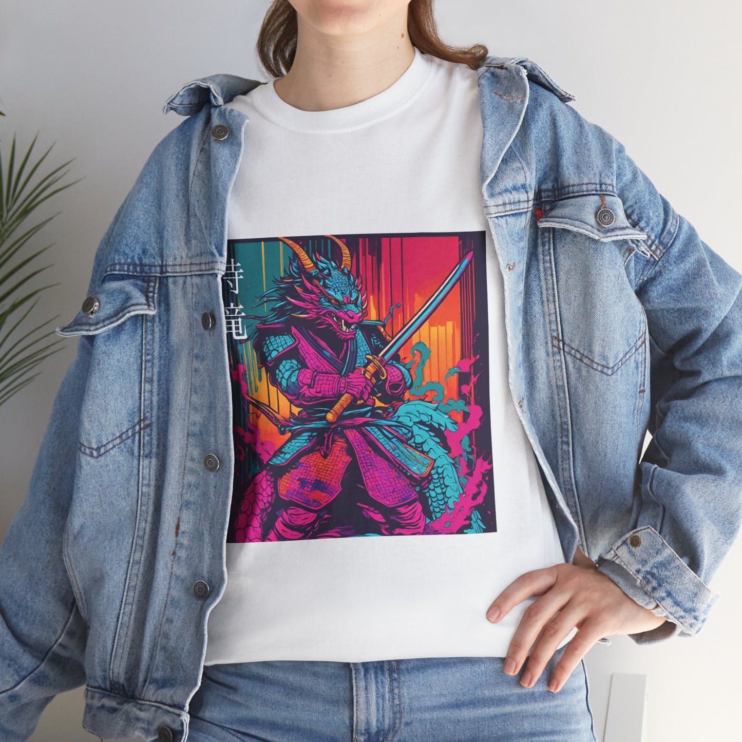 Dragon Samurai Pop Art - Flashlander Gym Shirt