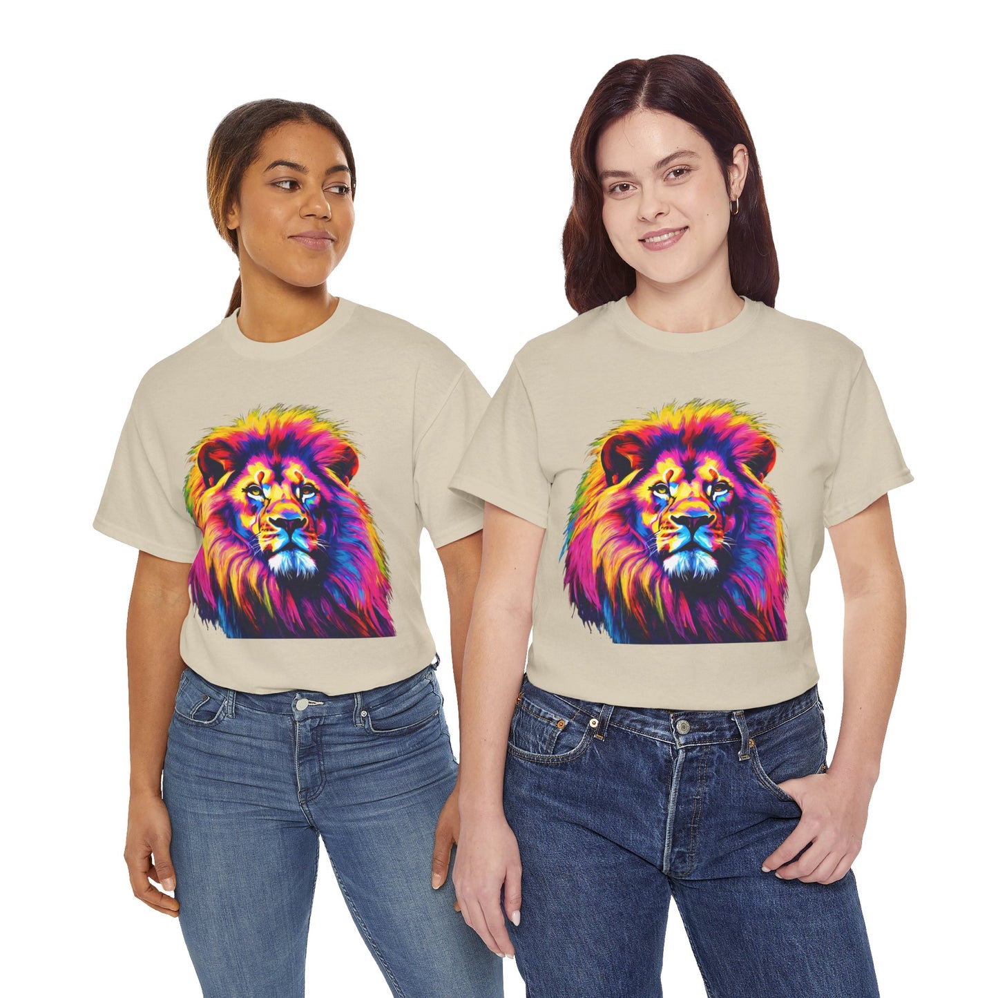 Lion Art Pop T-Shirt Flashlander