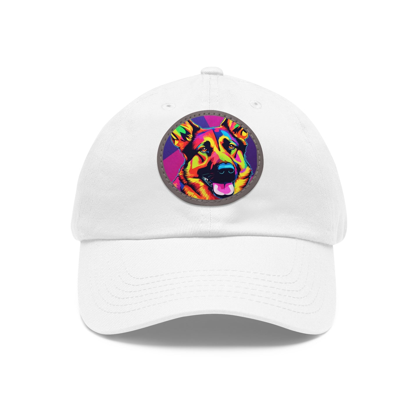 German Shepherd Dog Hat Sportswear Hat German Shepherd Dog Cap German Shepherd Dog Art Pop Hat Dad Hat with Patch (Round) Baseball Cap Pop Art Dog Hap Custom Cap Flashlander