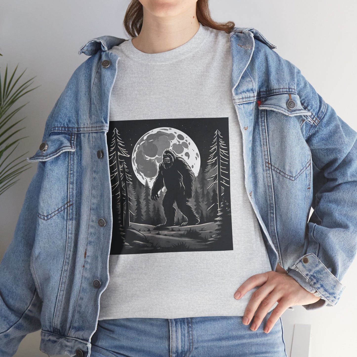 Camisa Bigfoot, camisa Sasquatch, camisa divertida Bigfoot, camisa de senderismo, camisa Yeti, camisa frescaUnisex camiseta de algodón pesado Flashlander