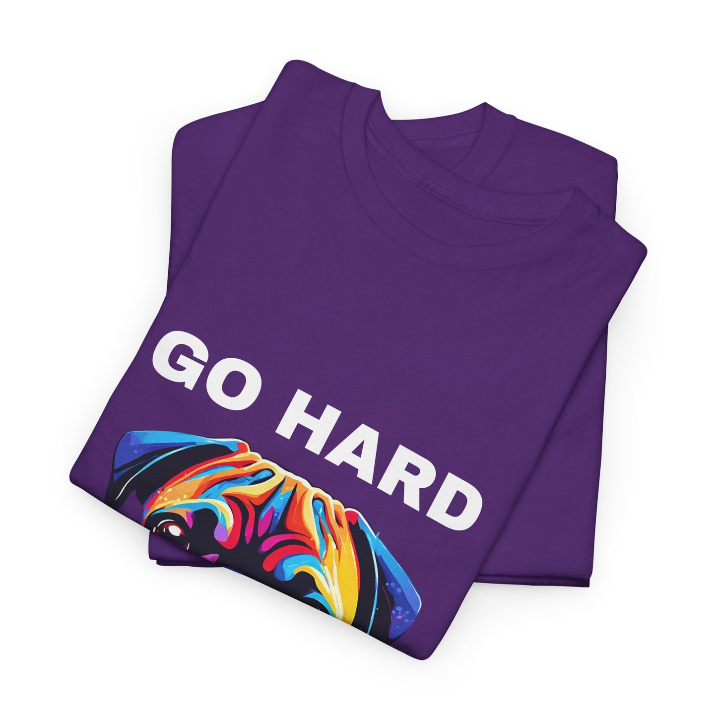 Pug Dog Pop Art  - Go Hard Or Go Home Flashlander Gym Shirt