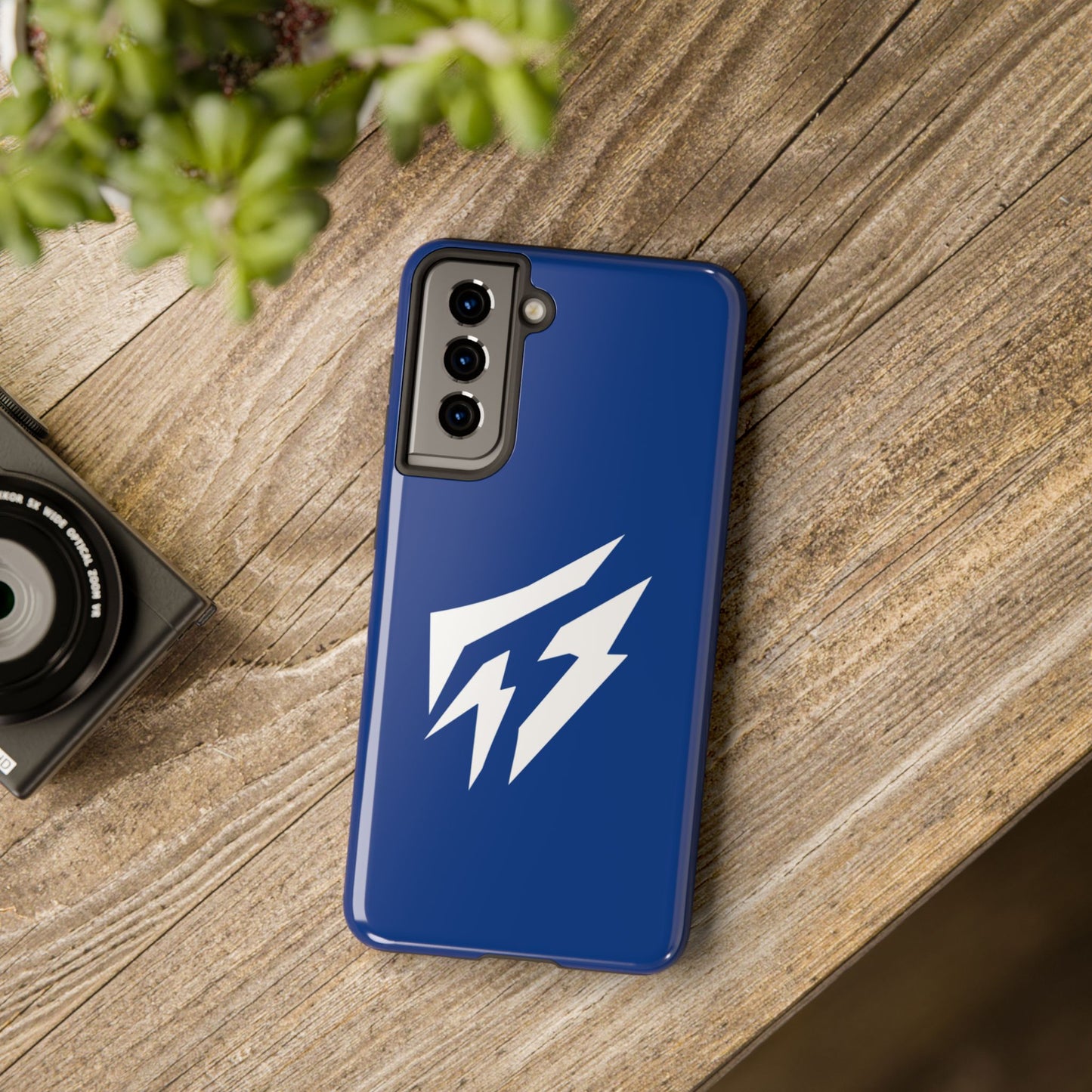 Flashlander Thunders Tough Phone Cases for all Iphone and Samsung Galaxy Dark Blue