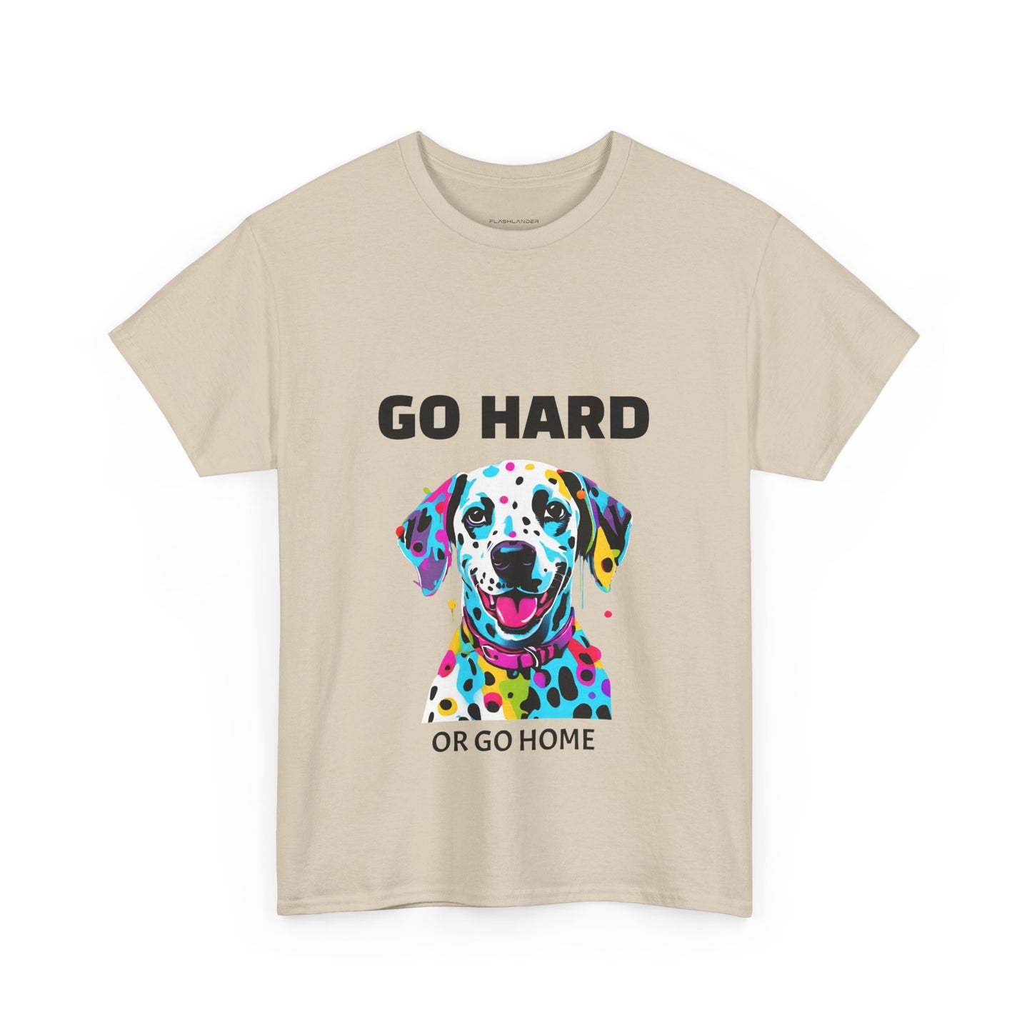 Dalmatian Dog Pop Art  - Go Hard Or Go Home Flashlander Gym Shirt