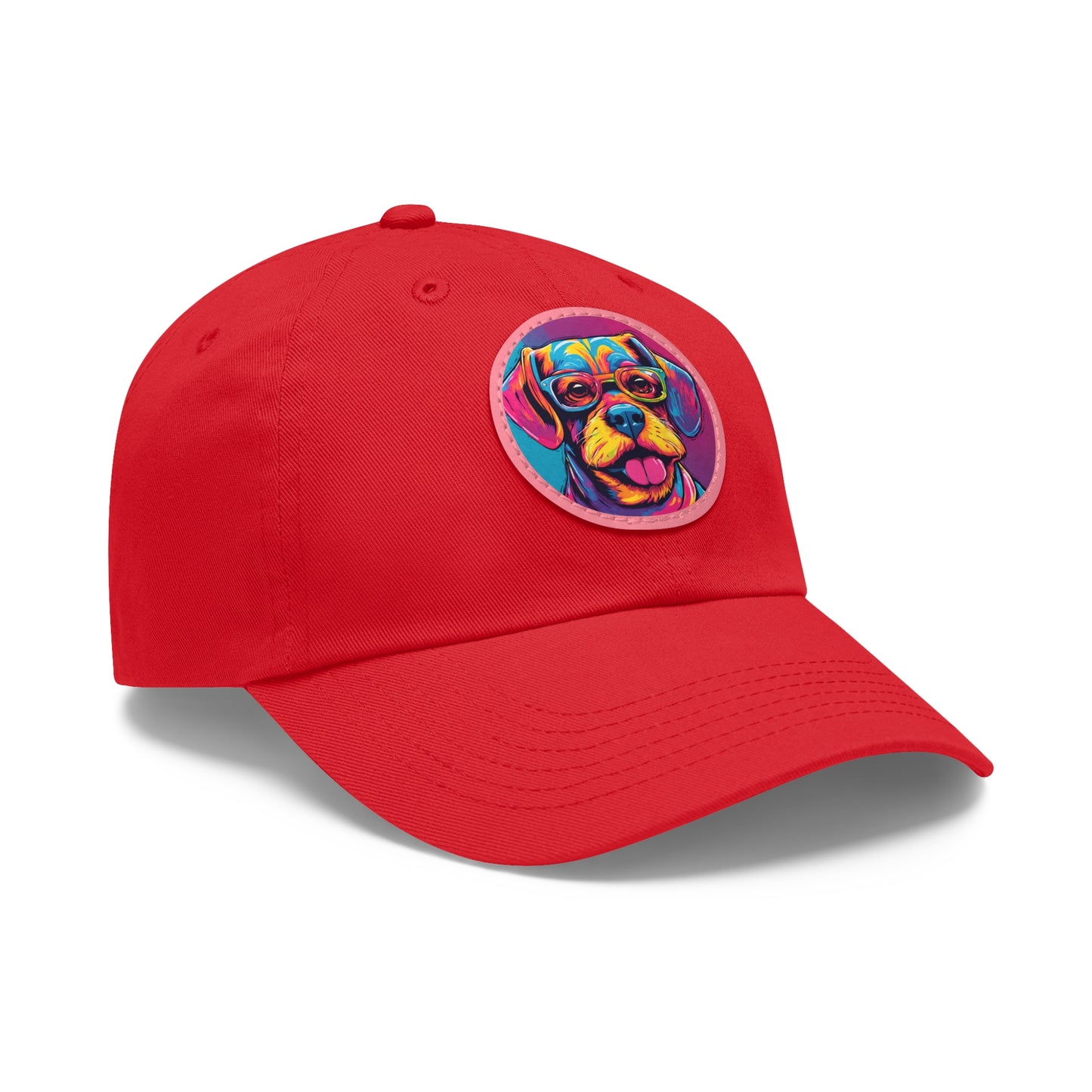 Chapeau pour chien avec lunettes, casquette pour chien, chapeau Pop Art pour chien, chapeau de papa avec patch (rond), casquette de baseball, chapeau pour chien, casquette pour chien, chapeau personnalisé Flashlander