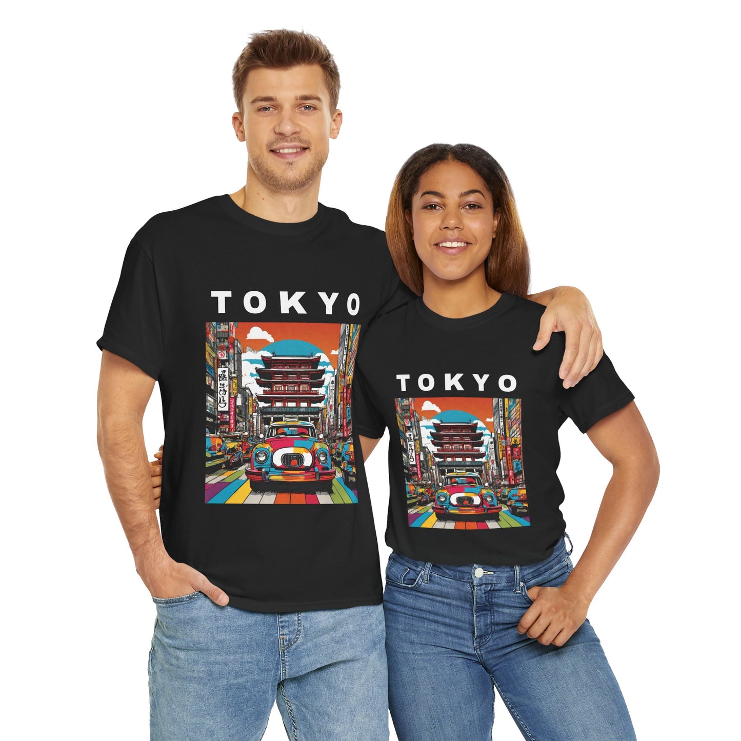 Tokyo Vintage Street Art Pop - Flashlander Gym Shirt