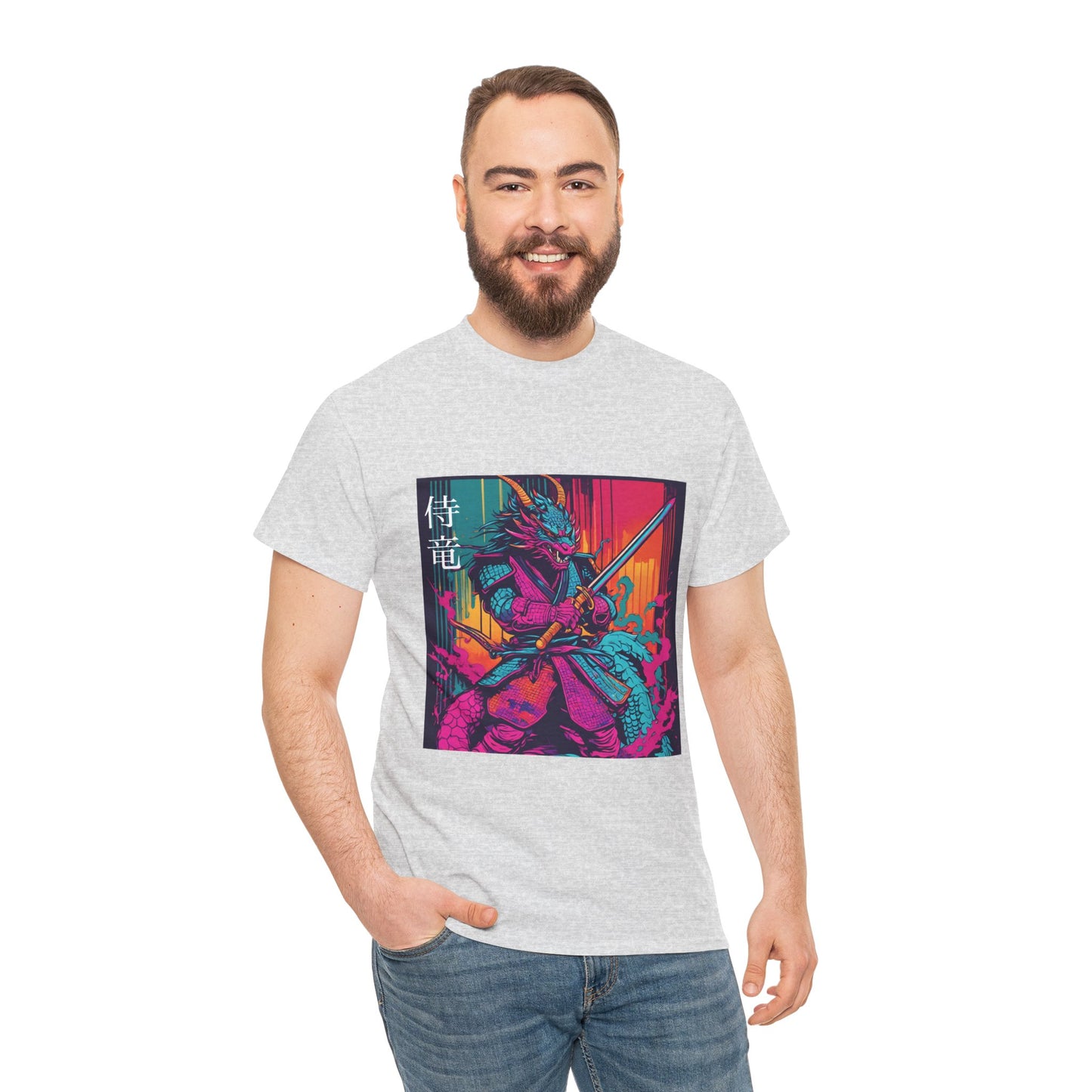 Dragon Samurai Pop Art - Flashlander Gym Shirt