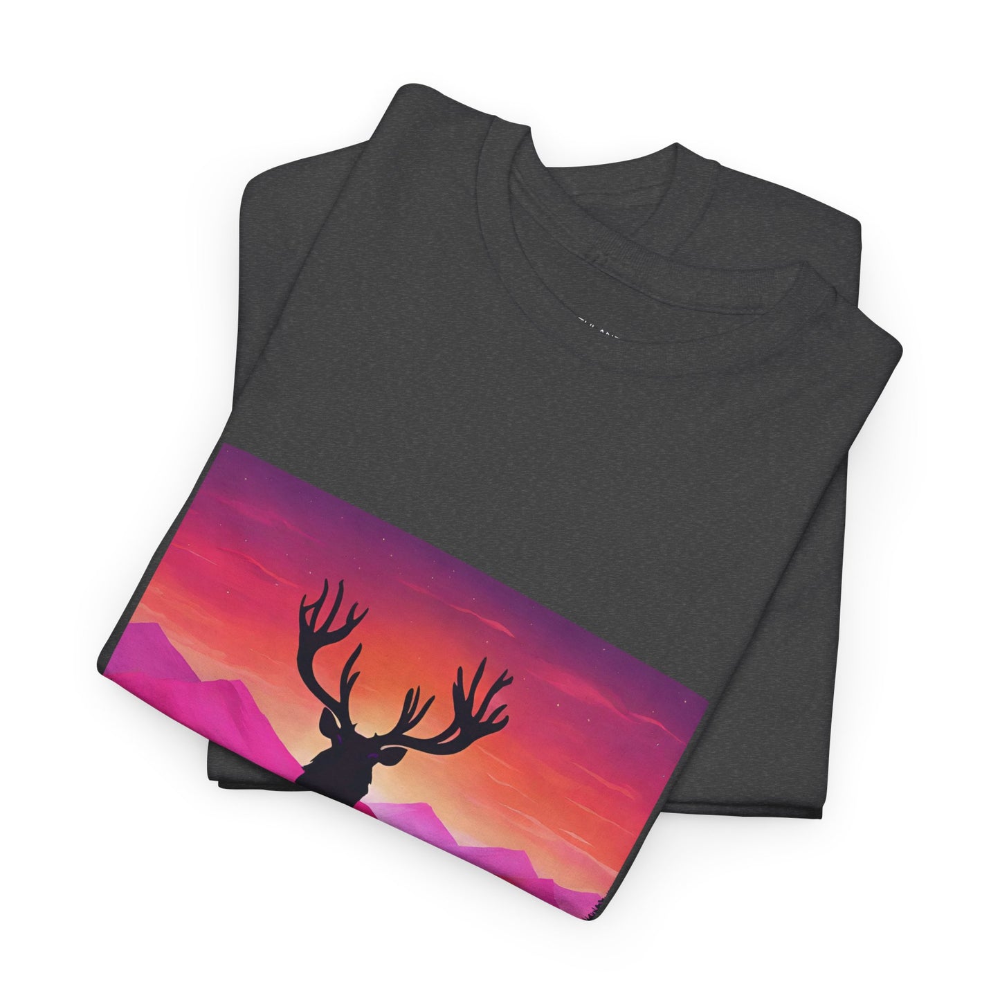 Deer Majestic Sunset Flashlander Gym Shirt