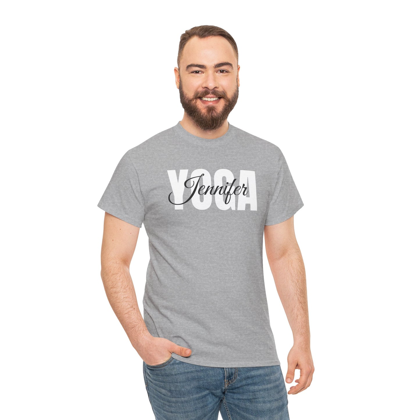 Personalized Yoga Shirt with Custom Name - Flashlander Gym Tee