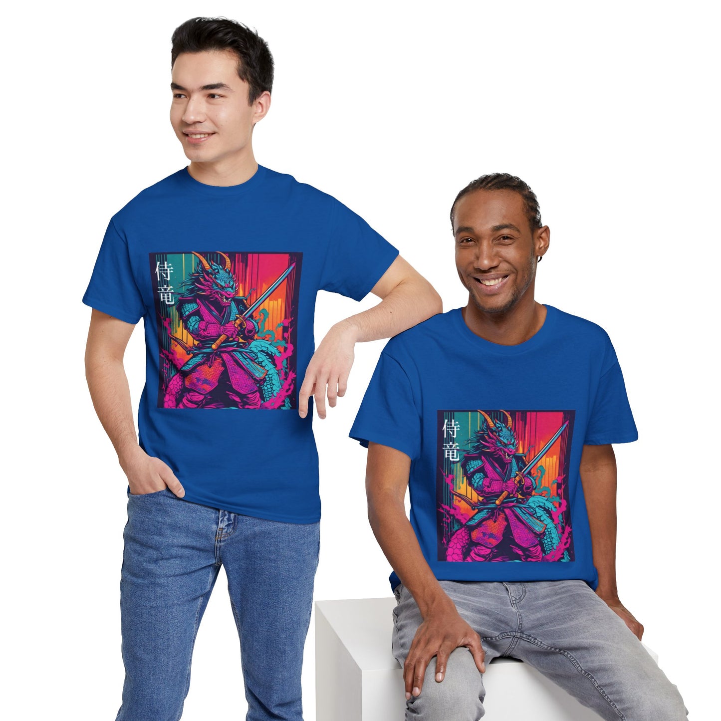 Dragon Samurai Pop Art - Flashlander Gym Shirt