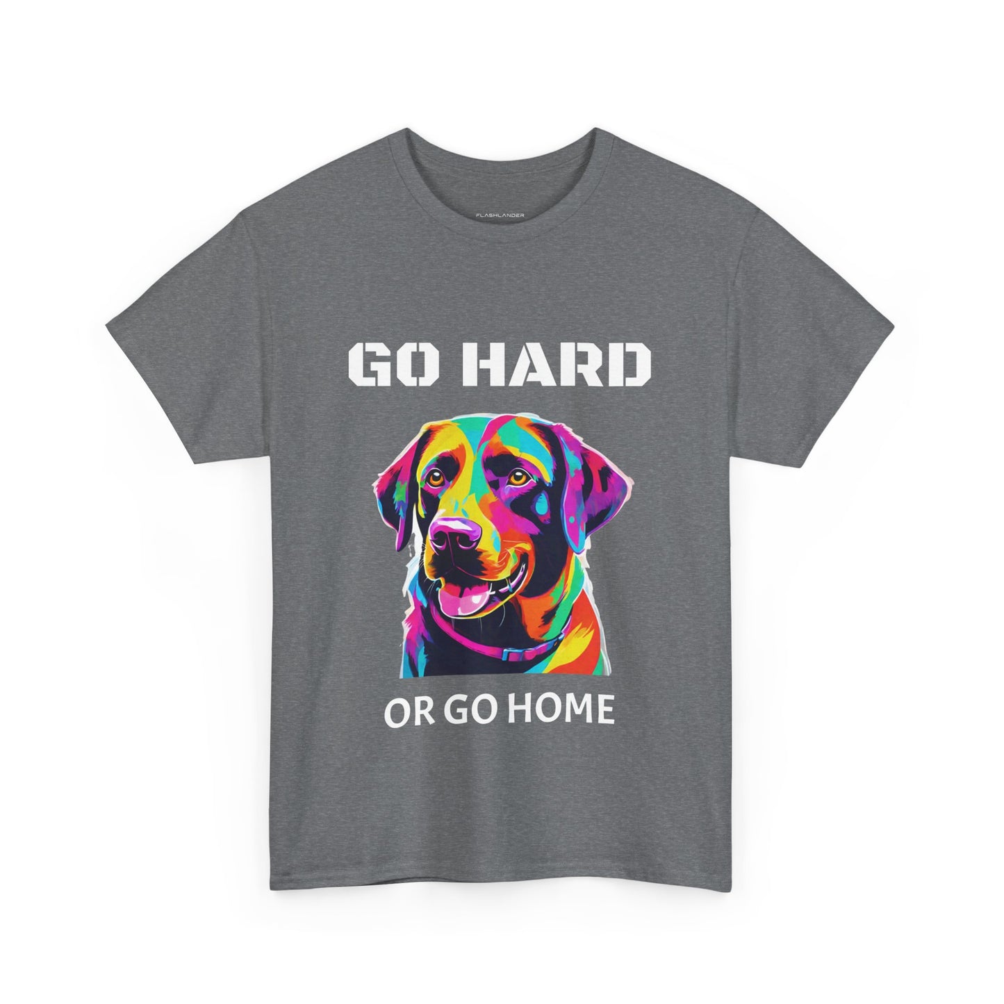 Labrador Retriever Dog Pop Art  - Go Hard Or Go Home Flashlander Gym Shirt