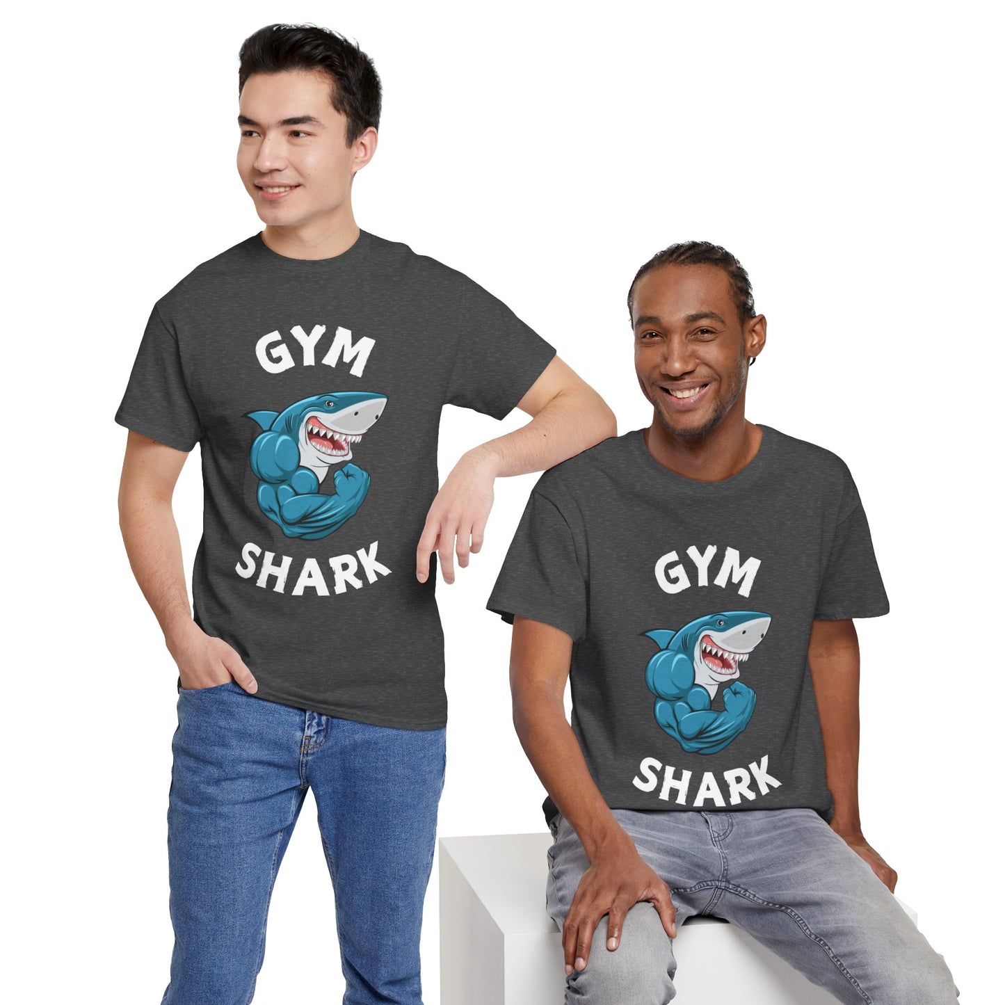 Muscle Gym Shark Bodybuilder Shirt - Flashlander