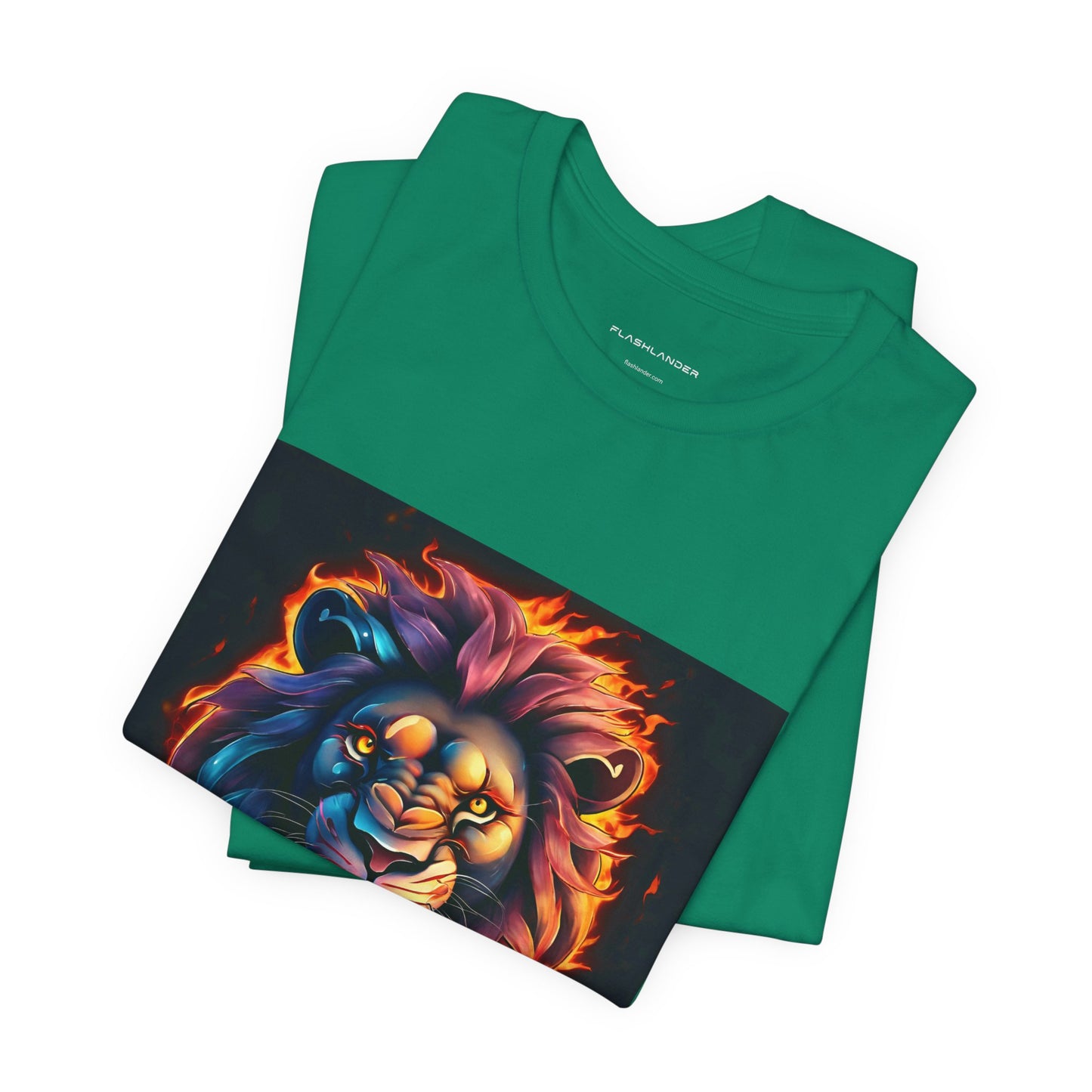 Brave Lion Flames Flashlander Gym Shirt