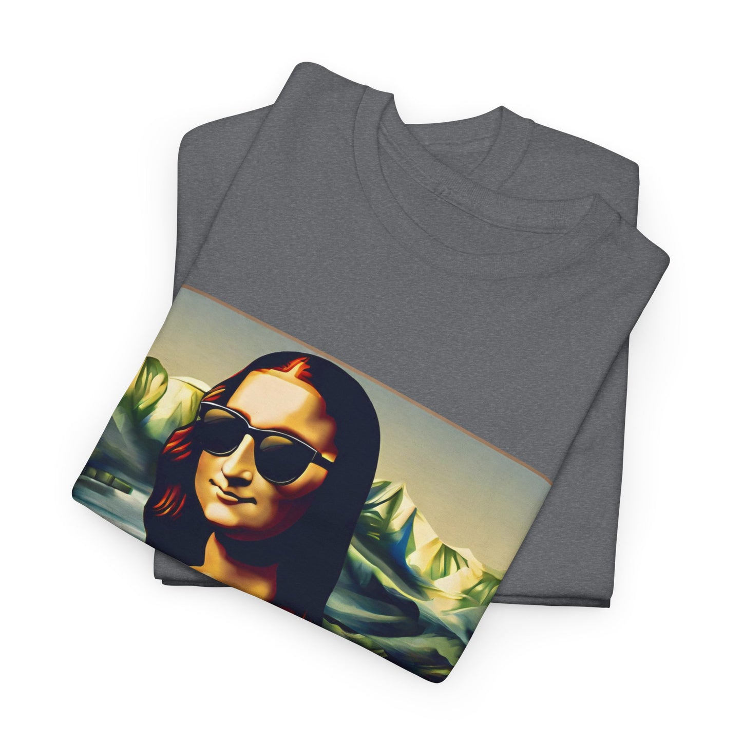 Funny modern Mona Lisa - Flashlander Gym Shirt