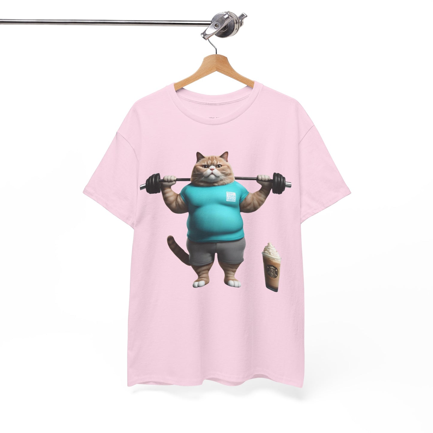 Funny Fat Cat Lifting - Flashlander Gym Shirt