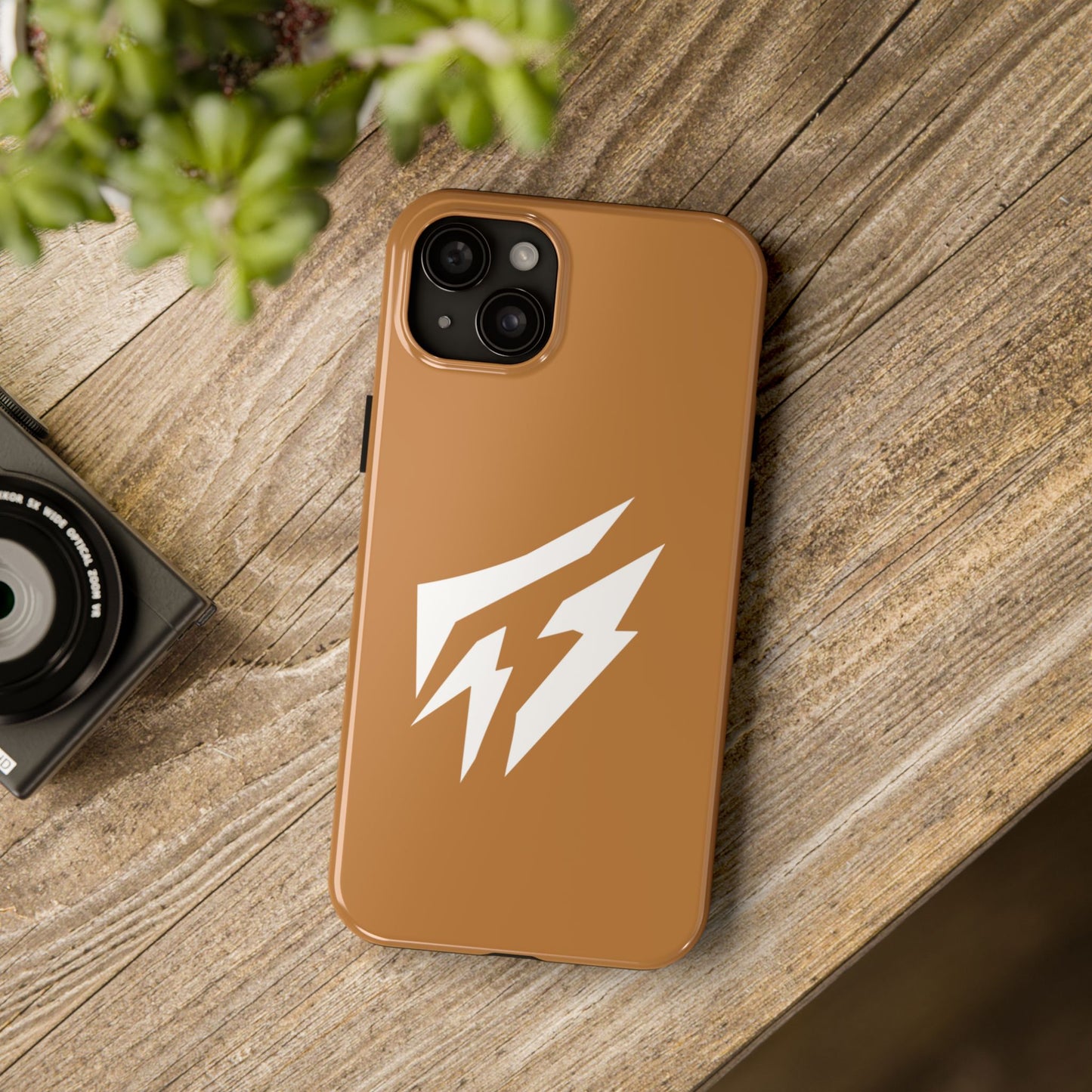 Flashlander Thunders Tough Phone Cases for all Iphone and Samsung Galaxy Light Brown