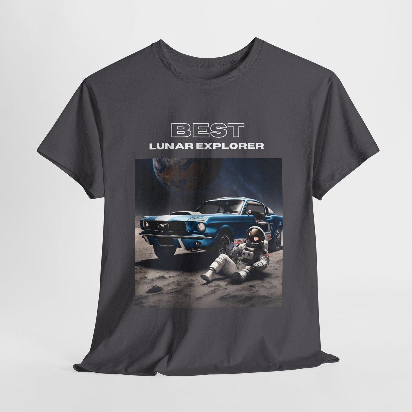 Astronaut Adventure Best Lunar Explorer Graphic Tee Flashlander