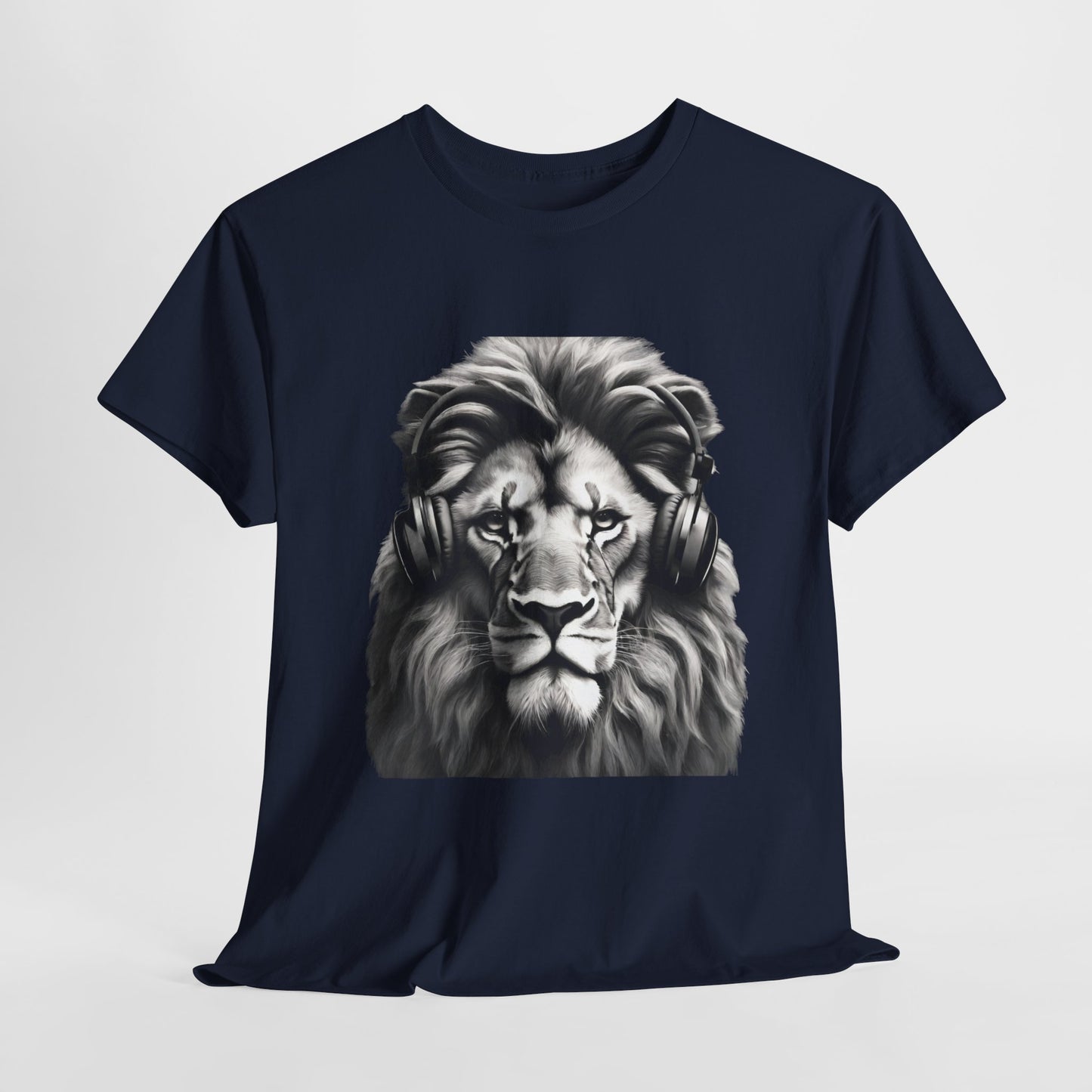 Lion Training with Headphones - Flashlander Gym Shirt