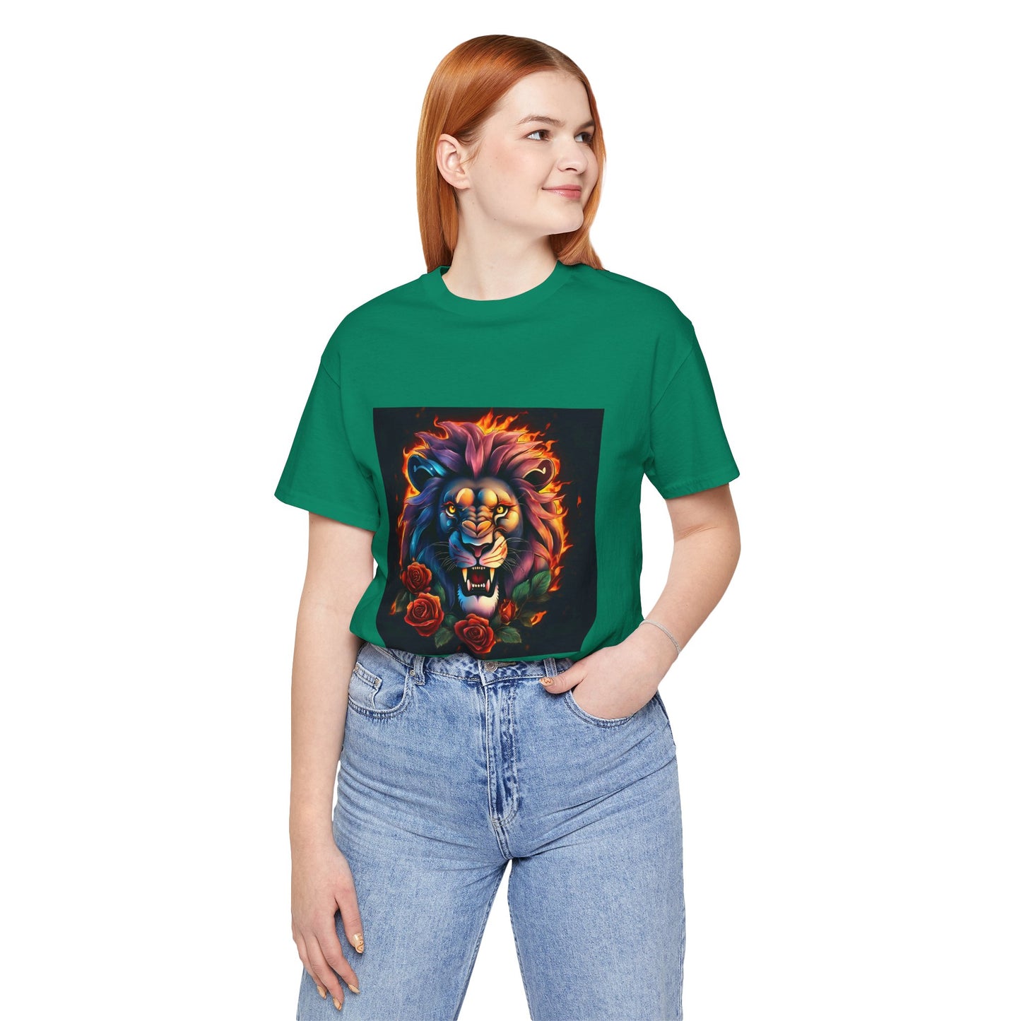 Brave Lion Flames Flashlander Gym Shirt