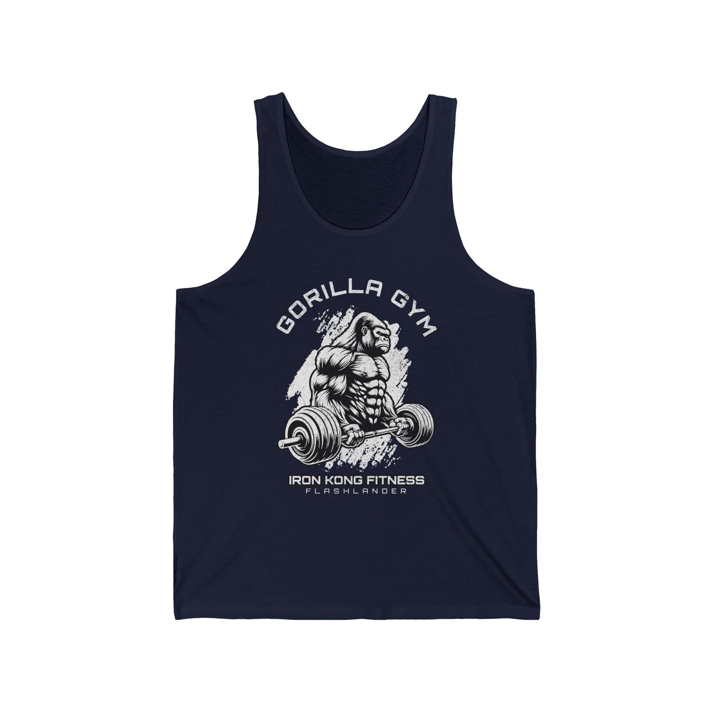 Gorilla Gym Flashlander Bodybuilding Cotton Unisex Jersey Tank Chacoral