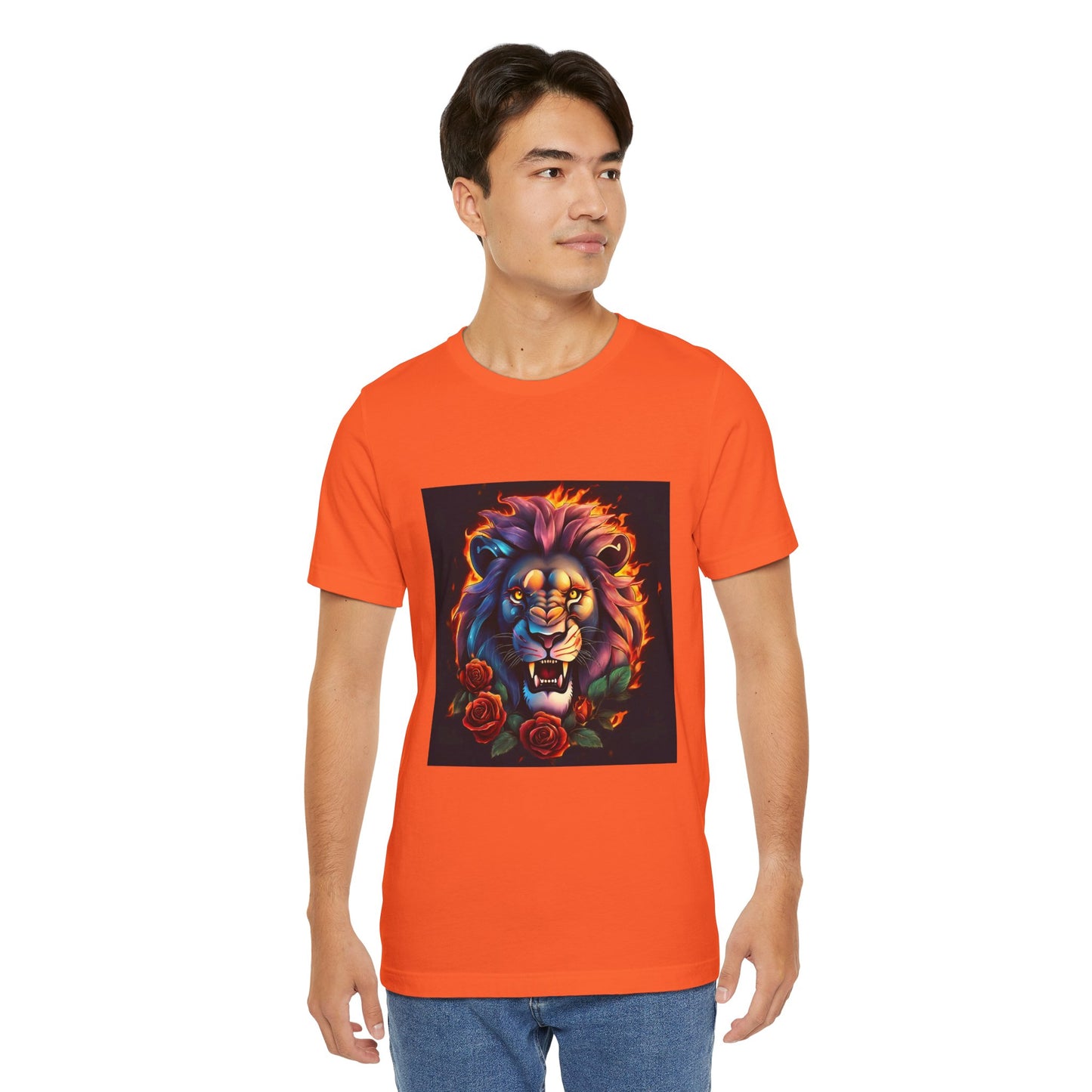 Brave Lion Flames Flashlander Gym Shirt