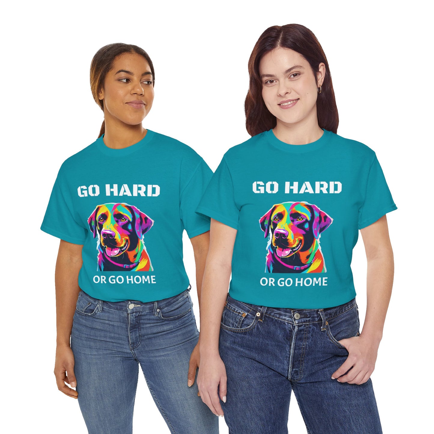 Labrador Retriever Dog Pop Art  - Go Hard Or Go Home Flashlander Gym Shirt