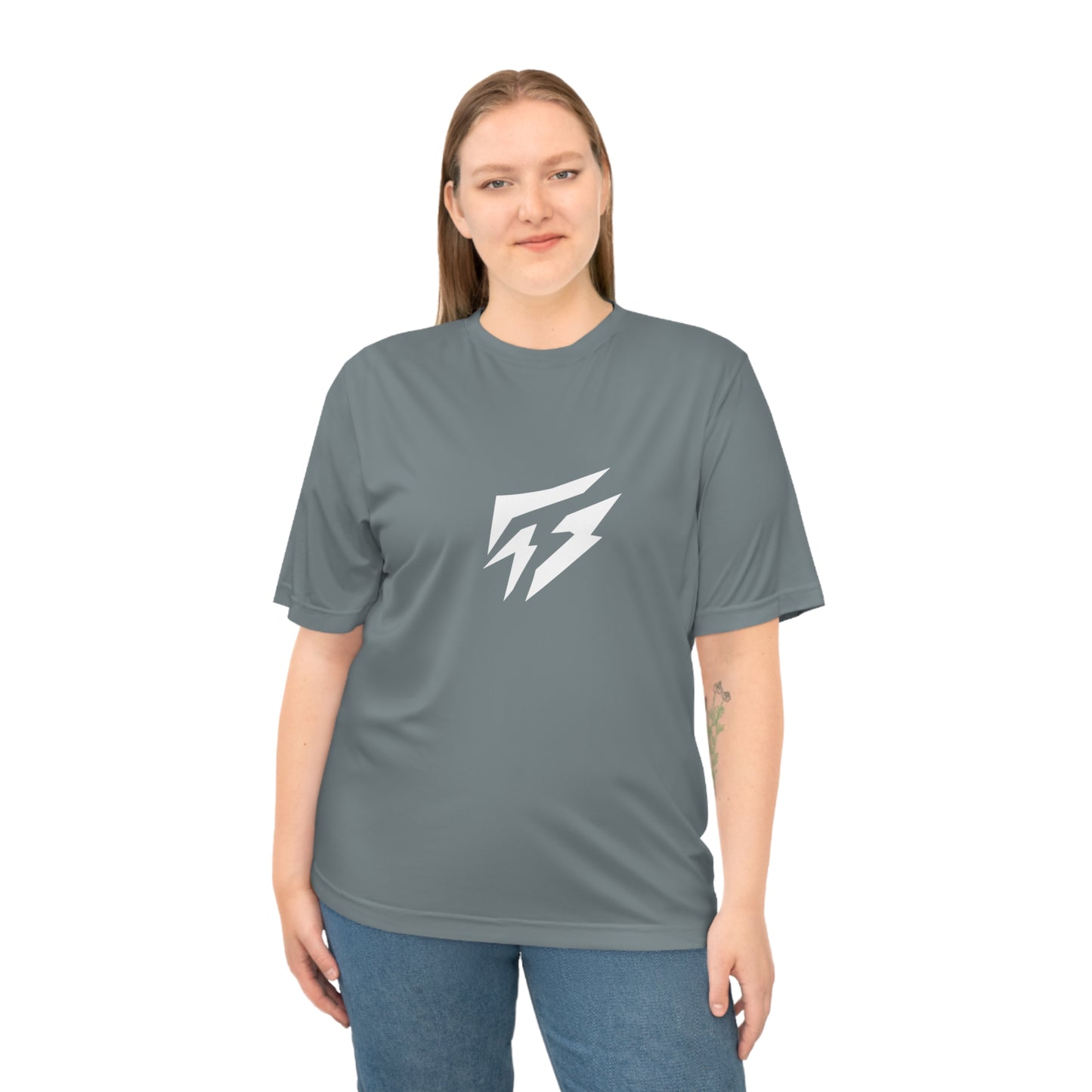 Flashlander Performance Electric Moisture-Wicking Unisex T-shirt UV 40+ Protection